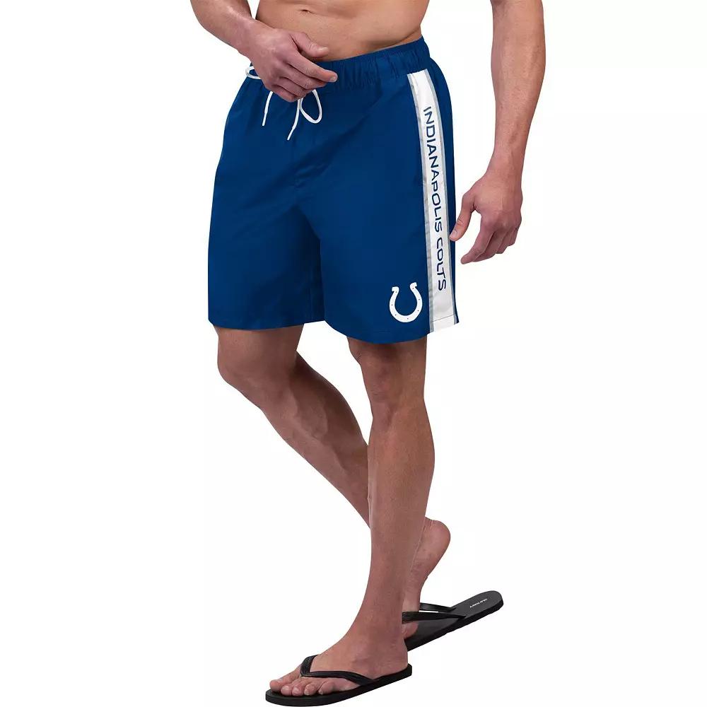 Men's G-III Sports by Carl Banks Royal Indianapolis Colts Streamline Volley Swim Shorts,  Product Image