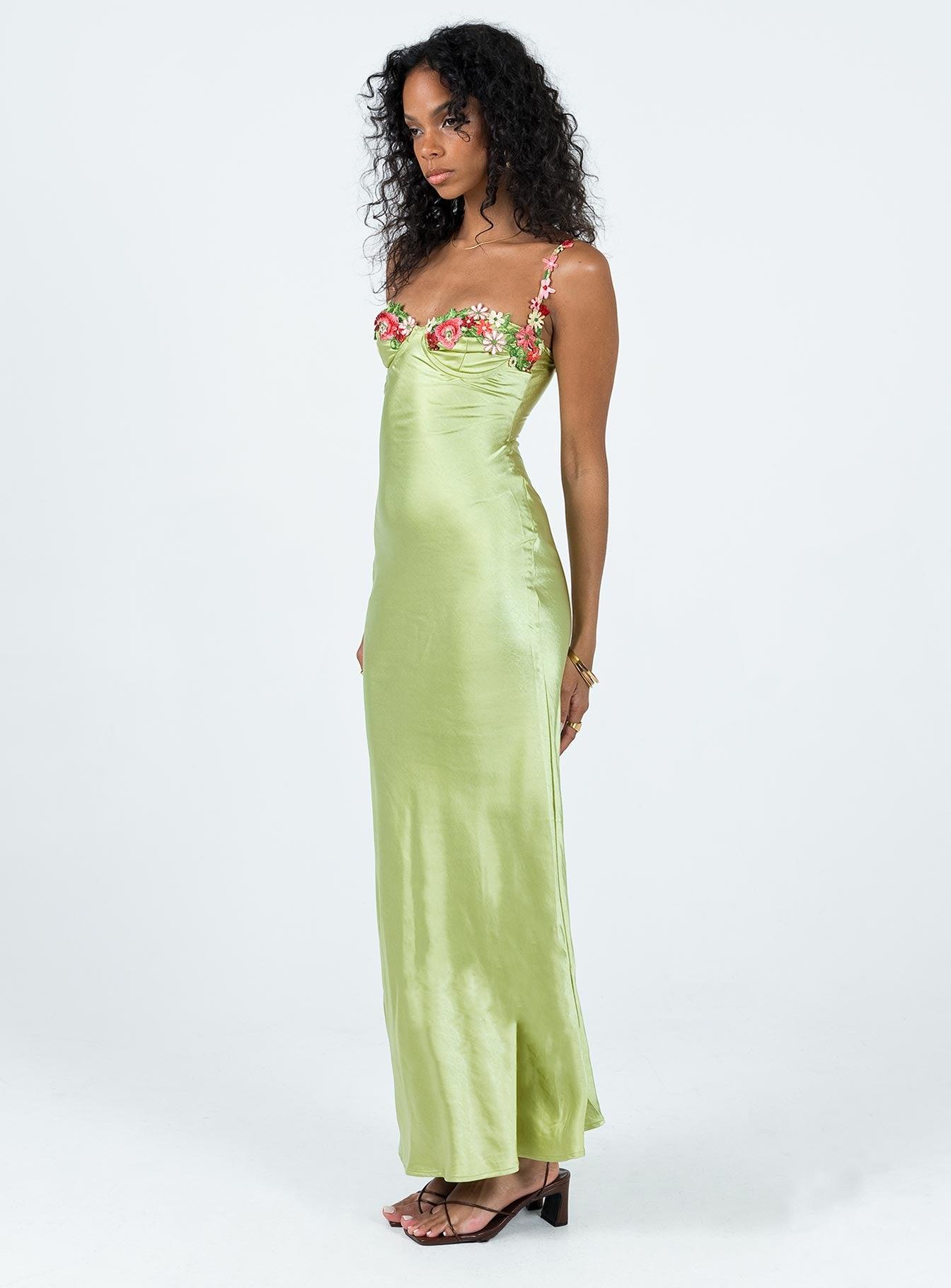 Kenzie Maxi Dress Green Product Image