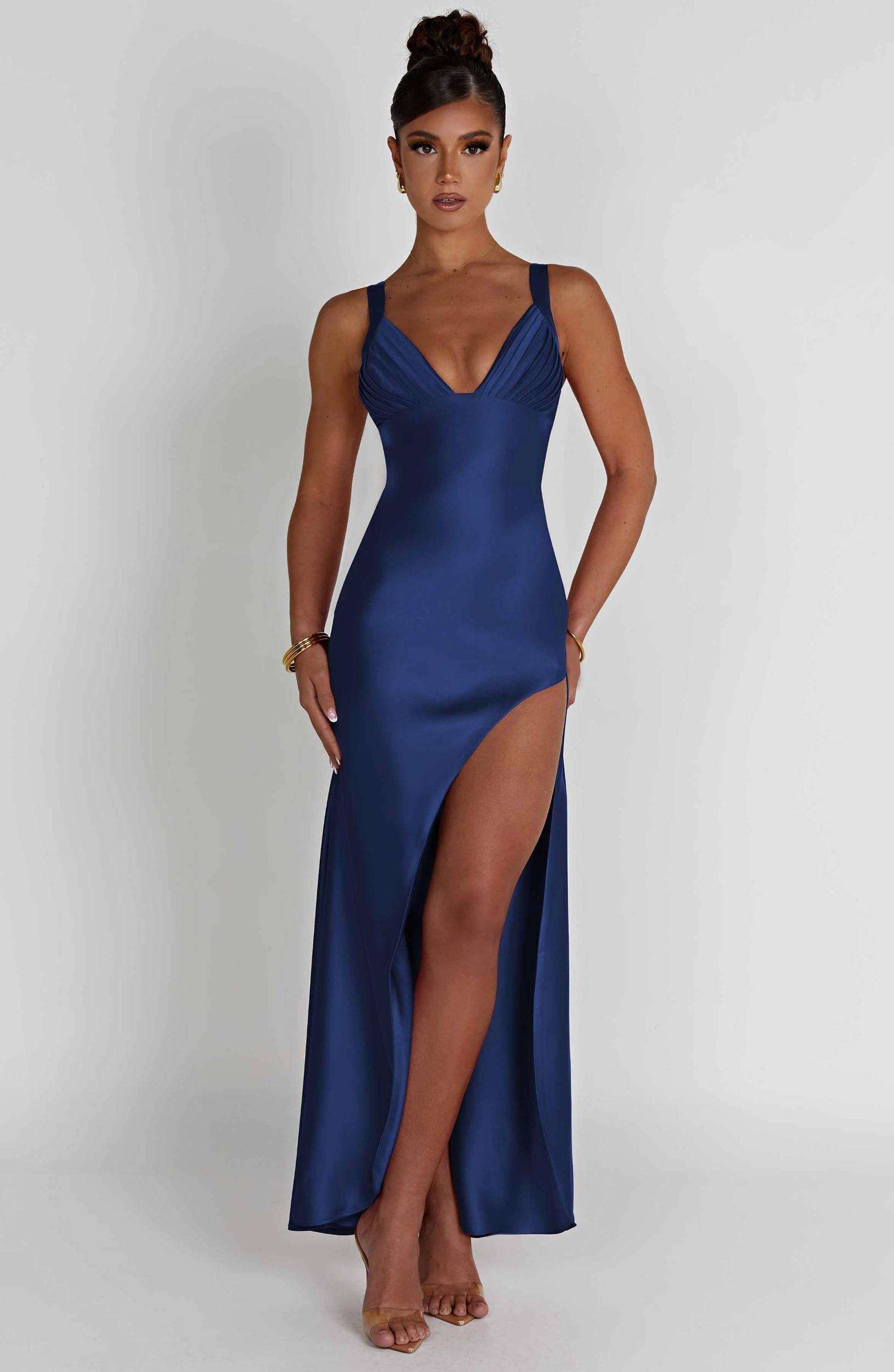 Hayley Maxi Dress - Navy Product Image
