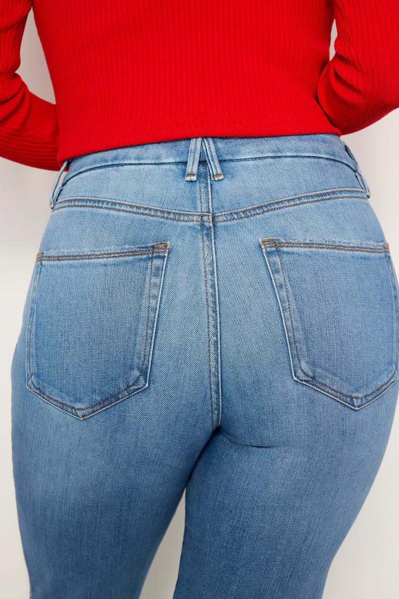 Good American | Good Curve Straight Jeans Product Image