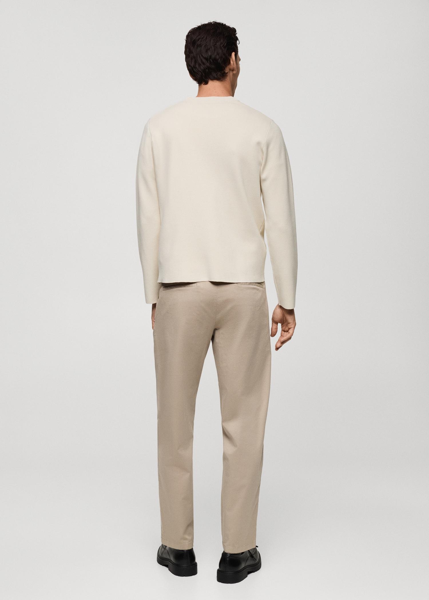 Medium-knit regular-fit sweater - Men | MANGO USA Product Image
