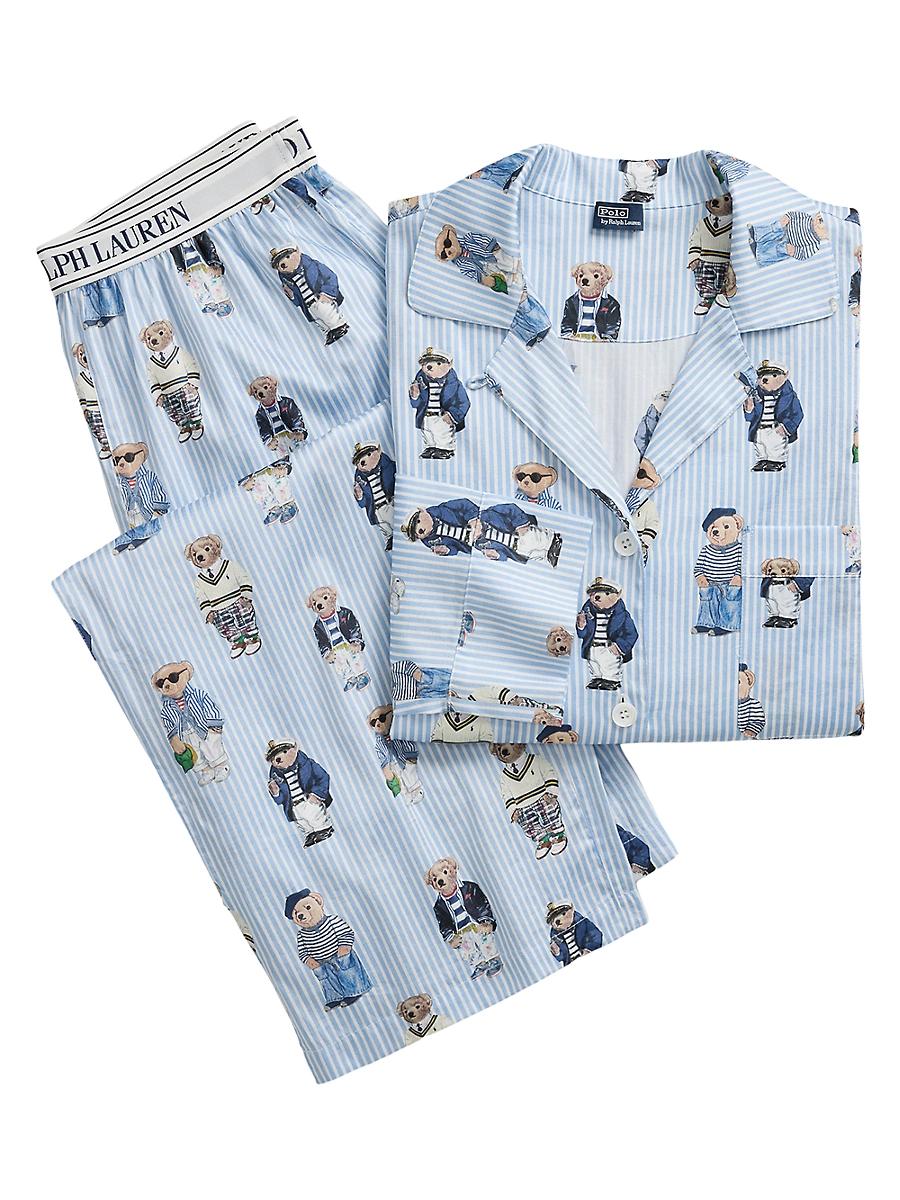 Bear Woven Pajama Set Product Image