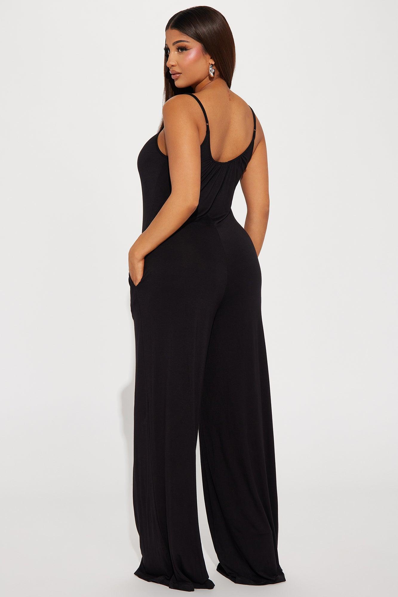 Dare To Dream Jumpsuit  - Black Product Image