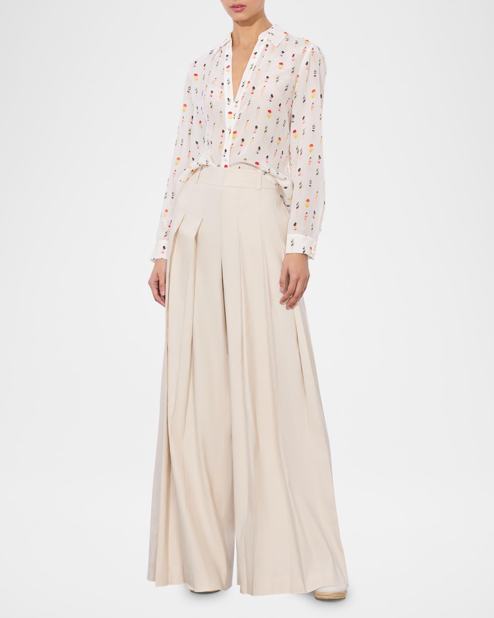 Beach Club Eloise Button-Front Blouse Product Image