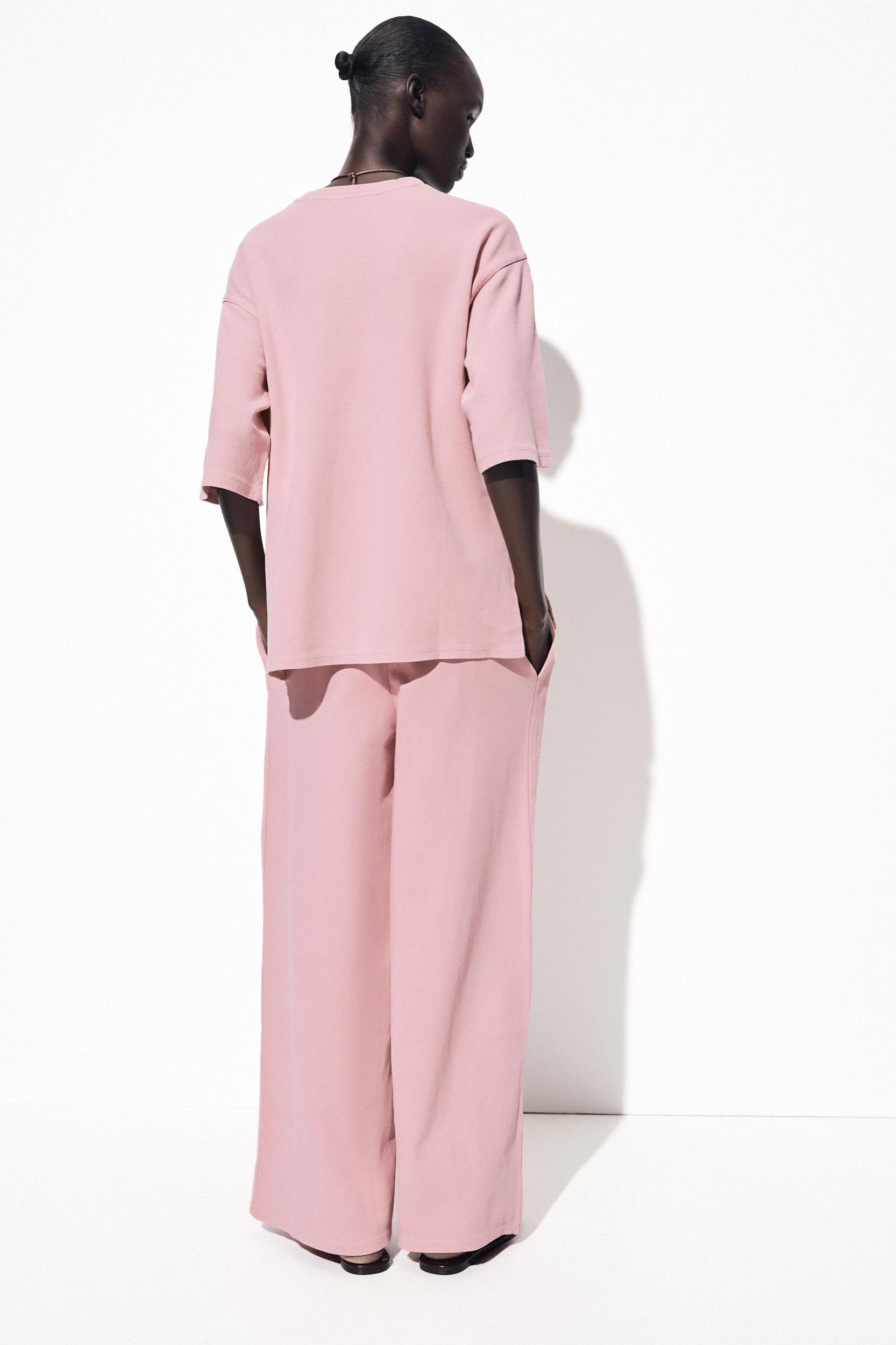 WASHED EFFECT INTERLOCK T-SHIRT Product Image