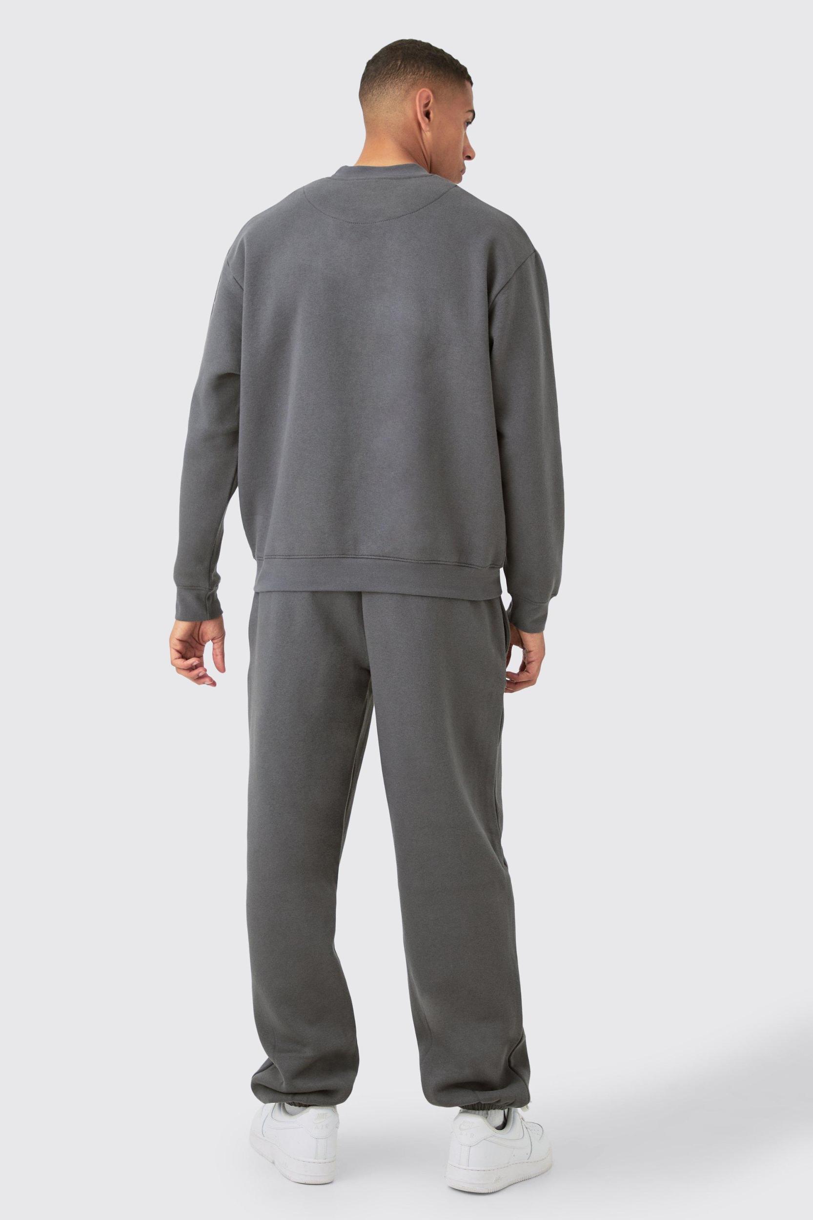Original Man Oversized Sweatshirt Tracksuit | boohooMAN USA Product Image