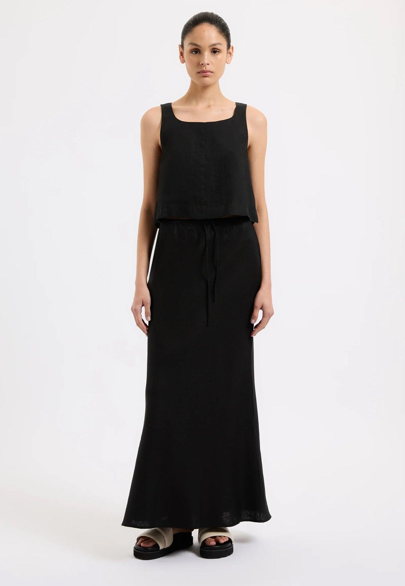 Amani Linen Skirt Product Image