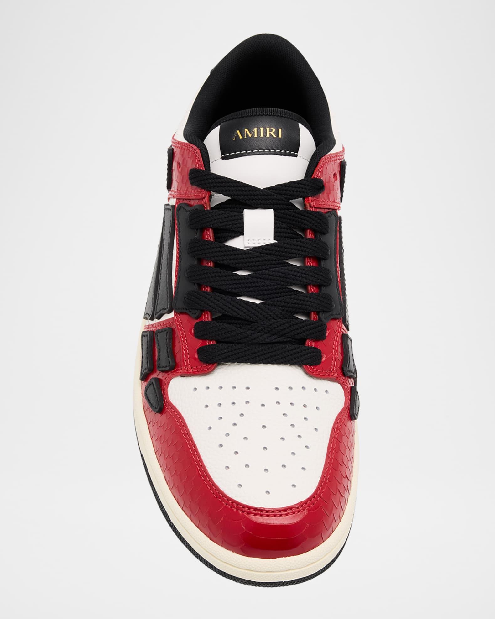 Men's CNY Skel Leather Low-Top Sneakers Product Image