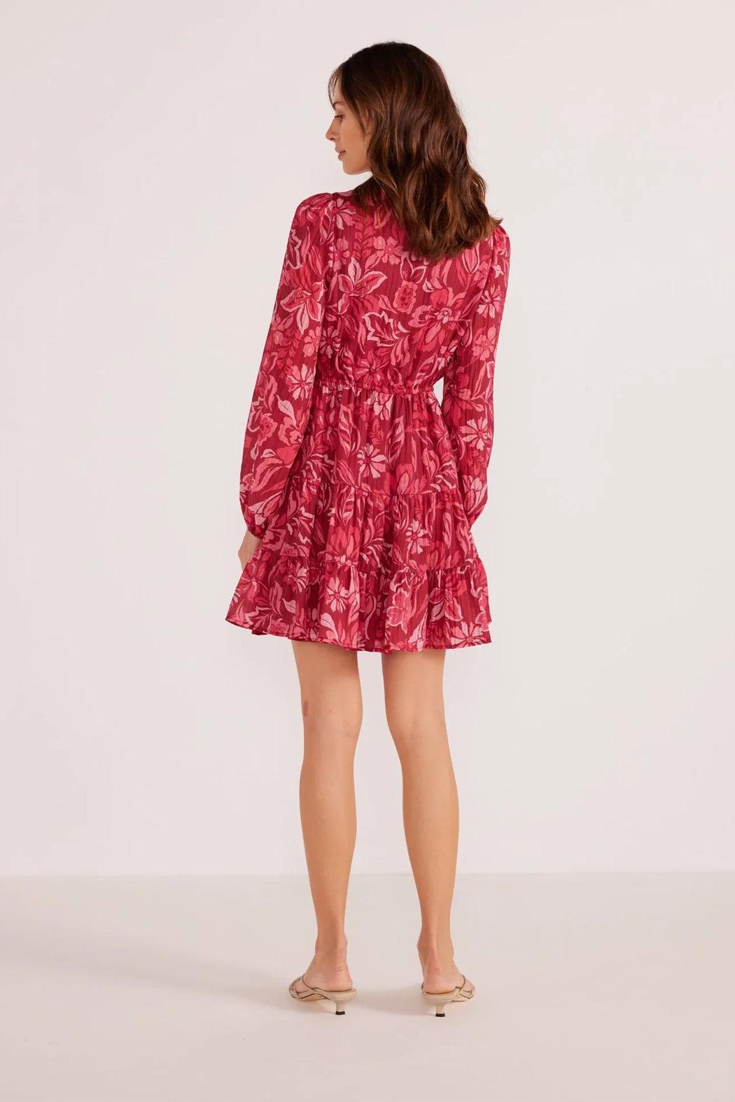 Mae Long Sleeve Mini Dress Product Image