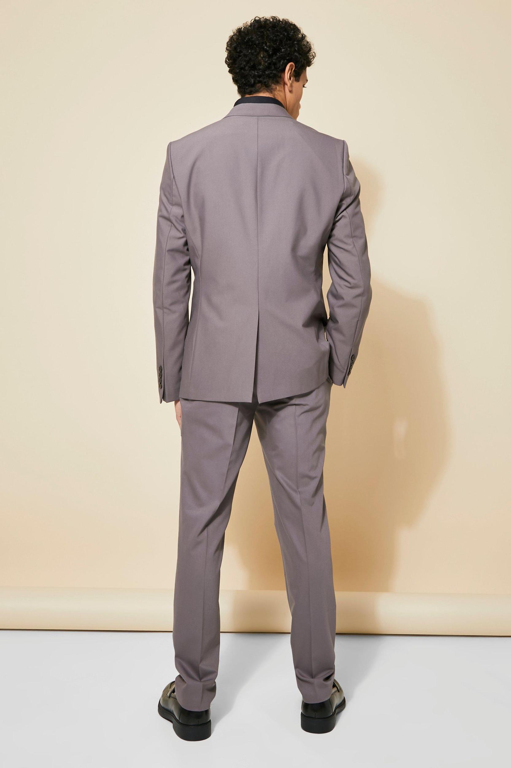 Slim Patch Pocket Suit Pants | boohooMAN USA Product Image