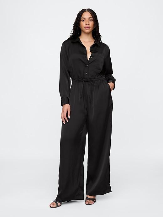 Recycled Satin Jumpsuit Product Image