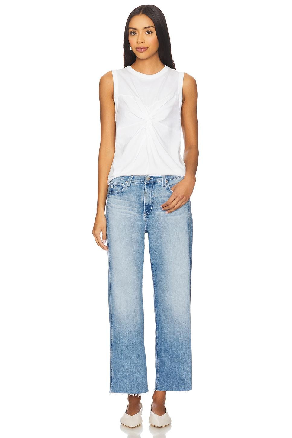 Saige Wide Leg Crop AG Jeans Product Image
