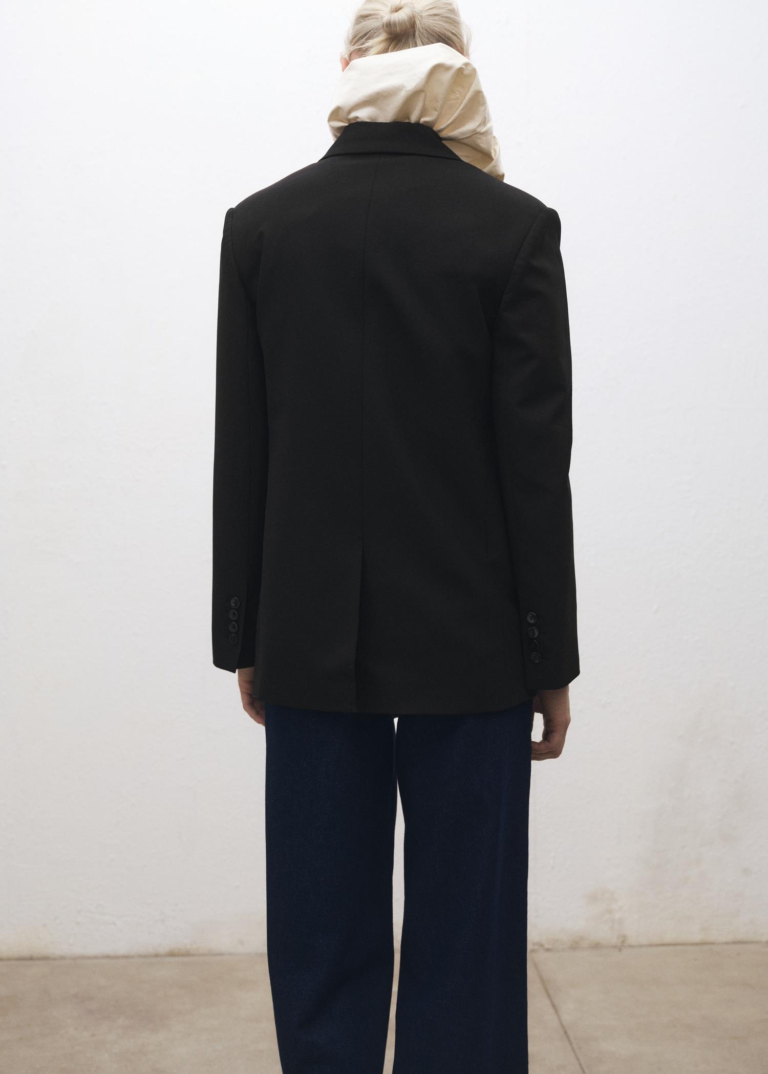 Wool-blend suit jacket - Women | MANGO USA Product Image