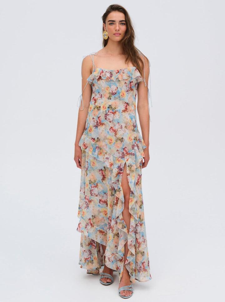 Constance Maxi Dress — Blue Product Image