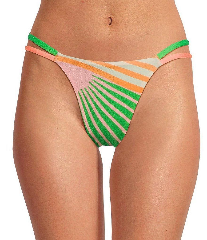 Maaji Stellar Sunrise Colada Reversible Double Tab Side Swim Bottom Product Image
