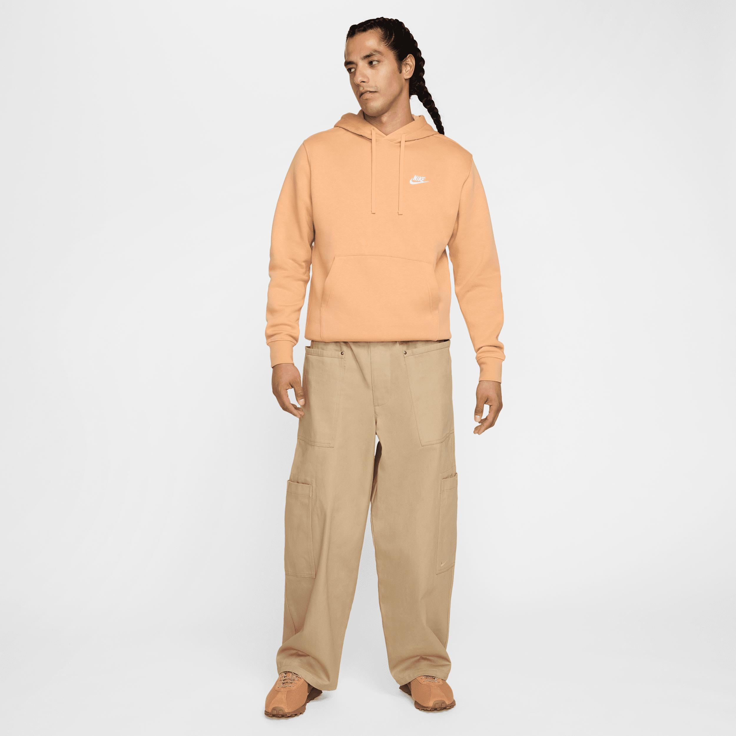 Mens Nike Sportswear Club Fleece Pullover Hoodie | BV2654-856 Product Image