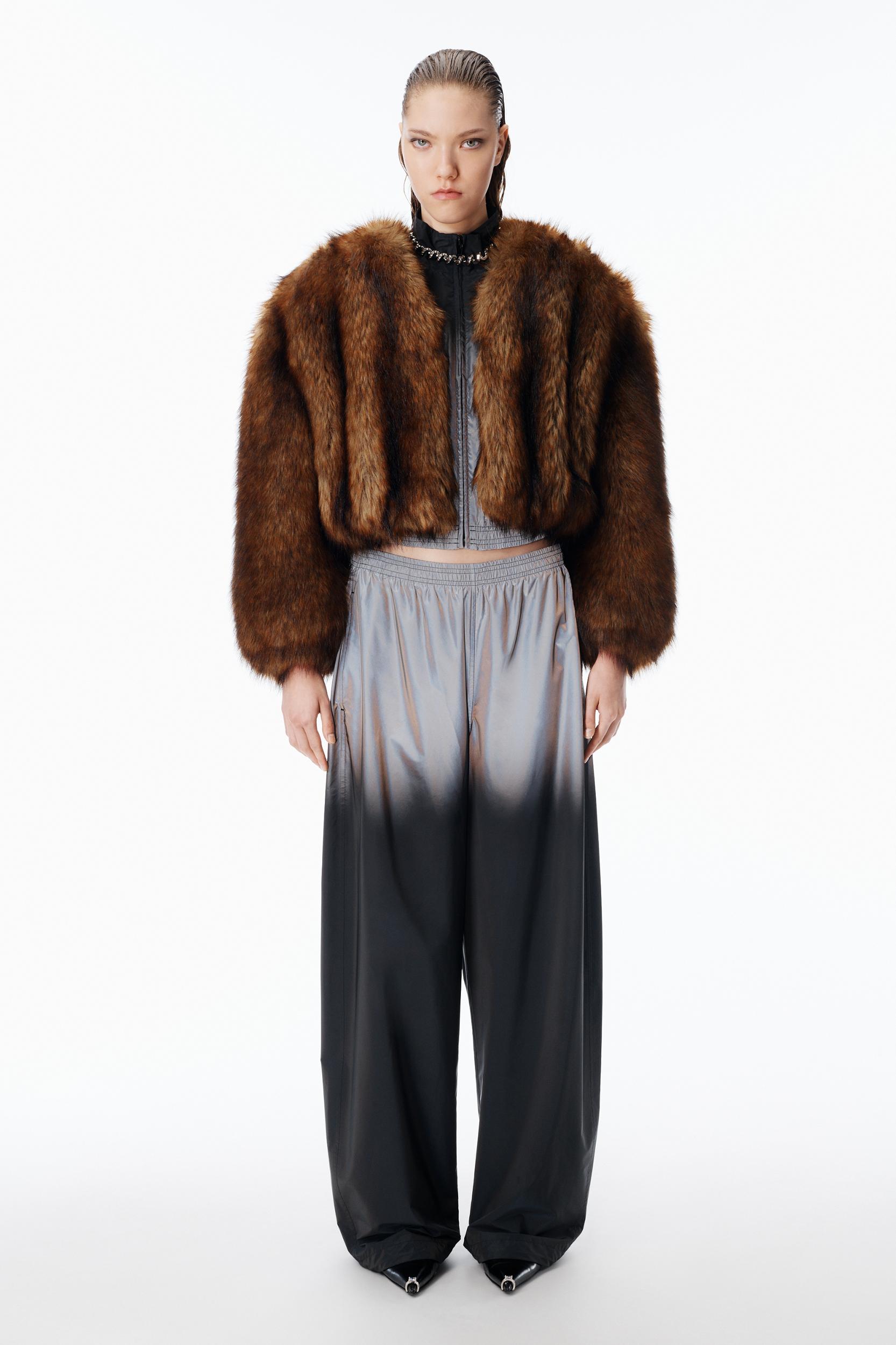 Reflective Track Pant Mid-rise Product Image