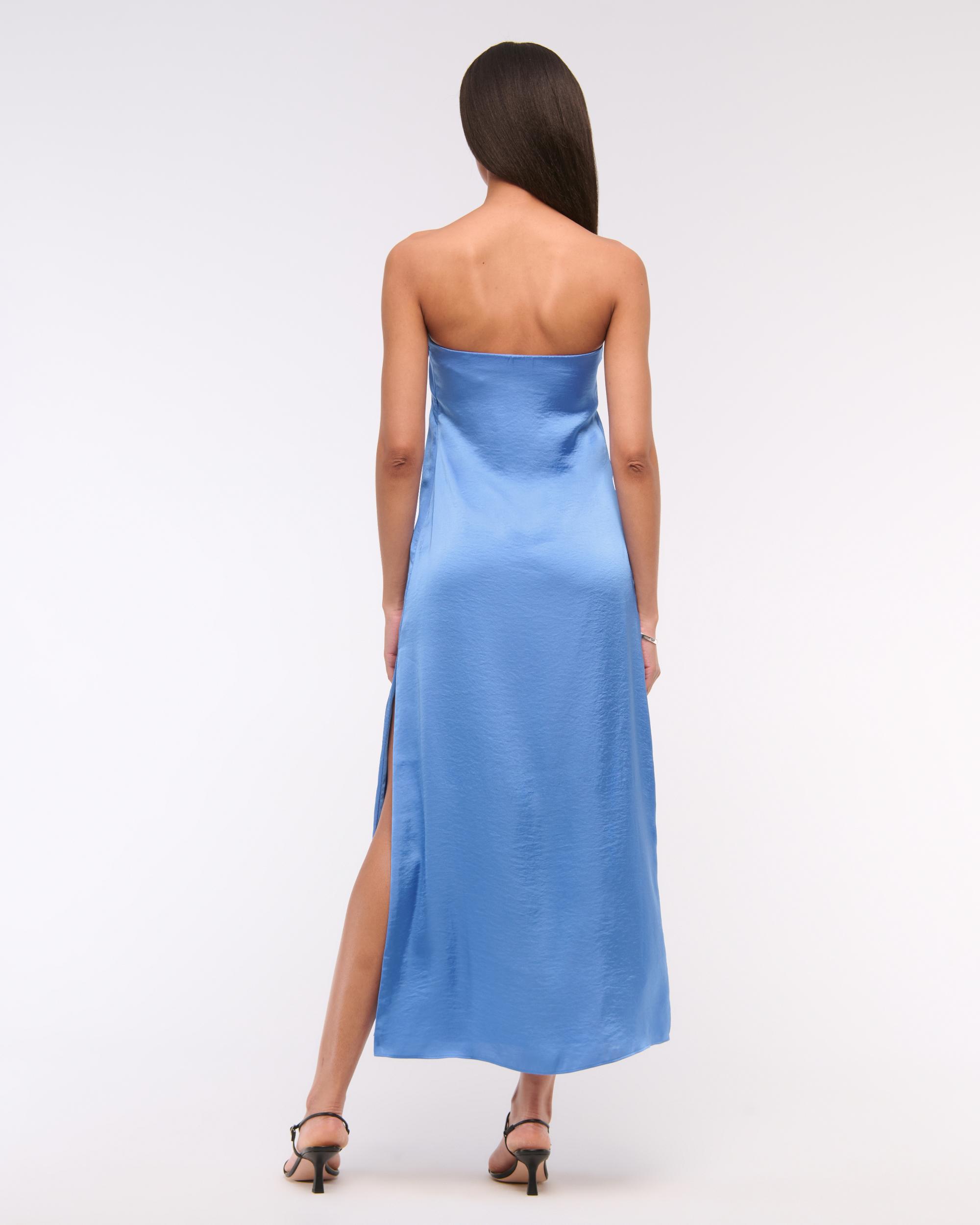 The A&F Julia Strapless Slip Maxi Dress Product Image