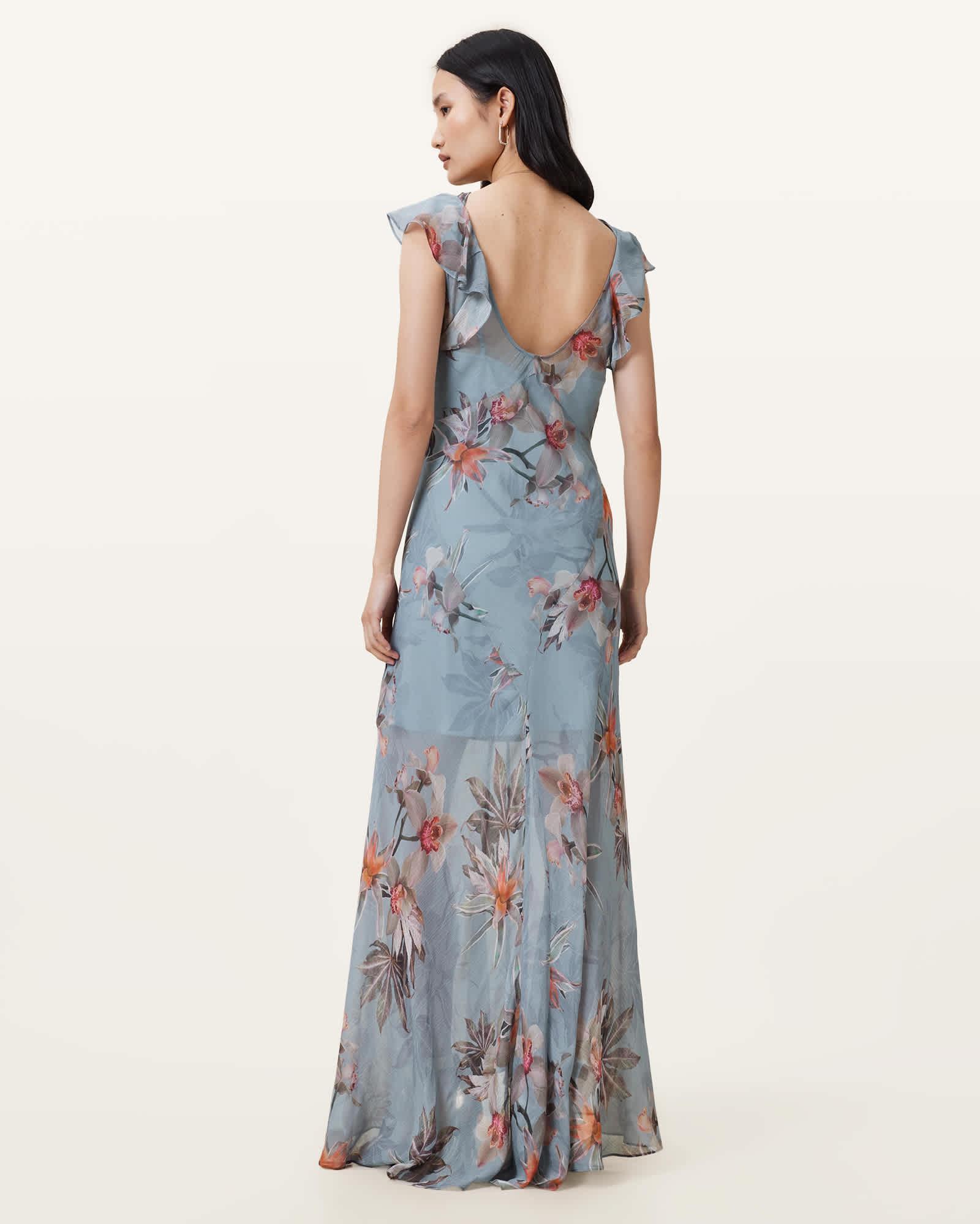 Flora Printed Maxi Dress Product Image