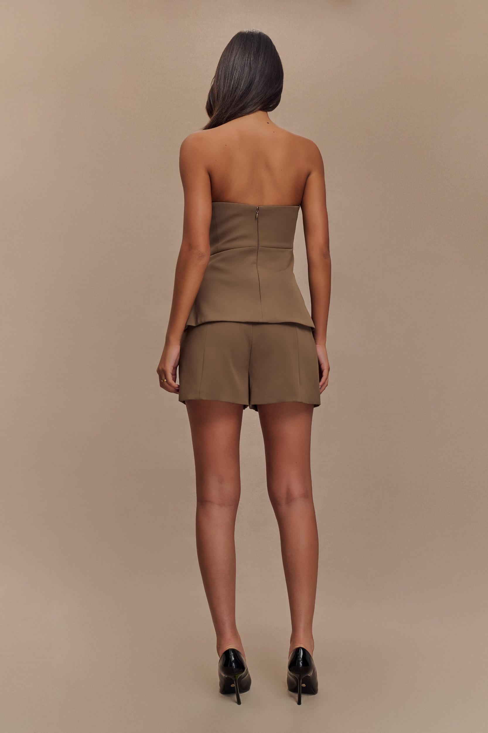 Korrie Suiting Short - Cacao Brown Product Image