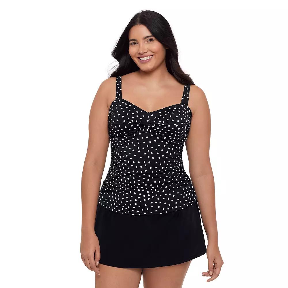 Women's Trimshaper Ava Tankini Swim Top, Size: 14, Seastones Product Image