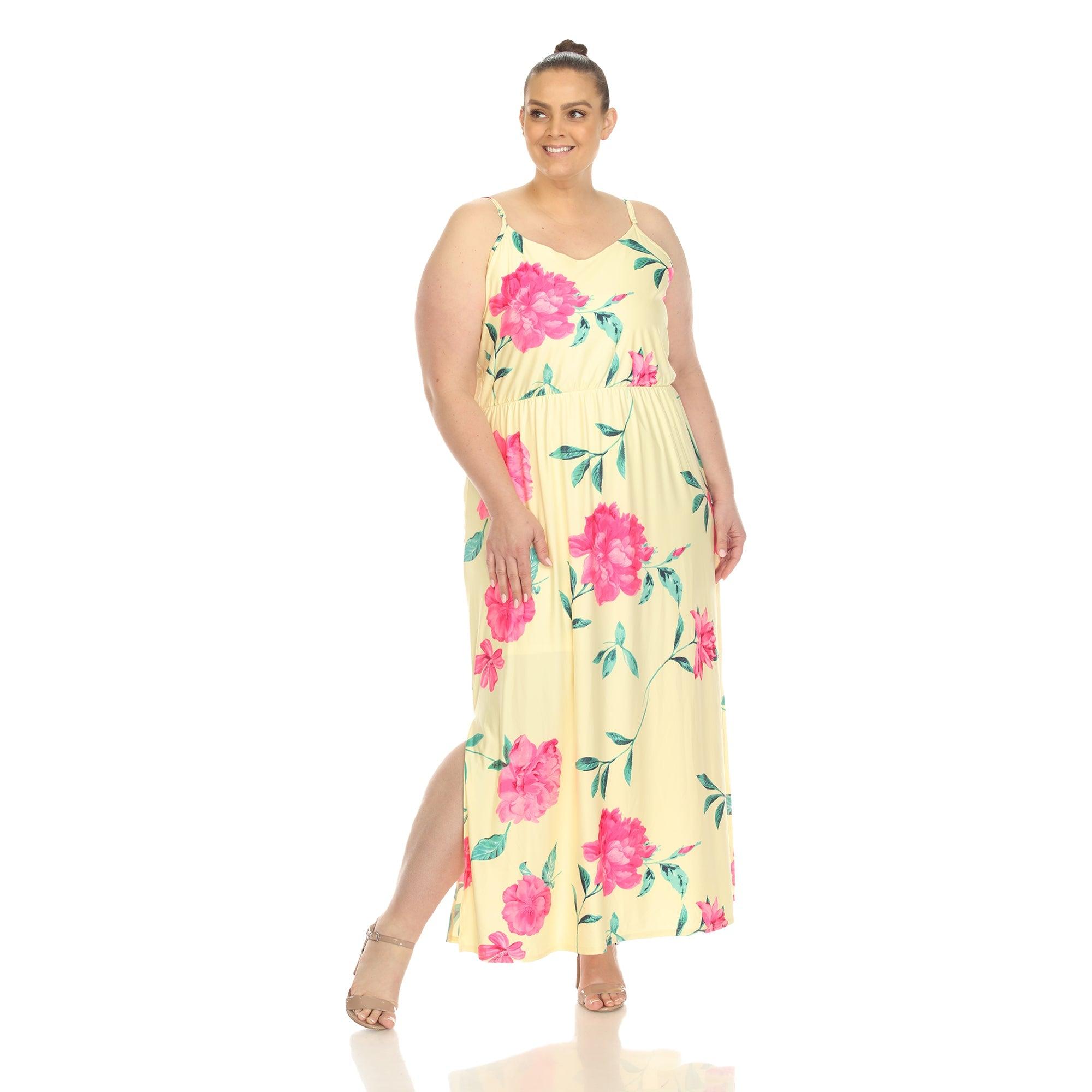Floral Strap Maxi Dress - Plus Product Image