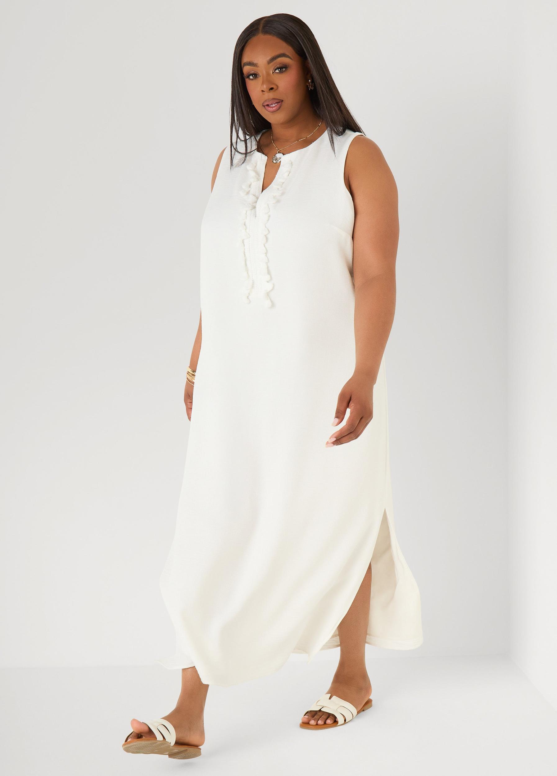 Pompom Maxi Dress Product Image