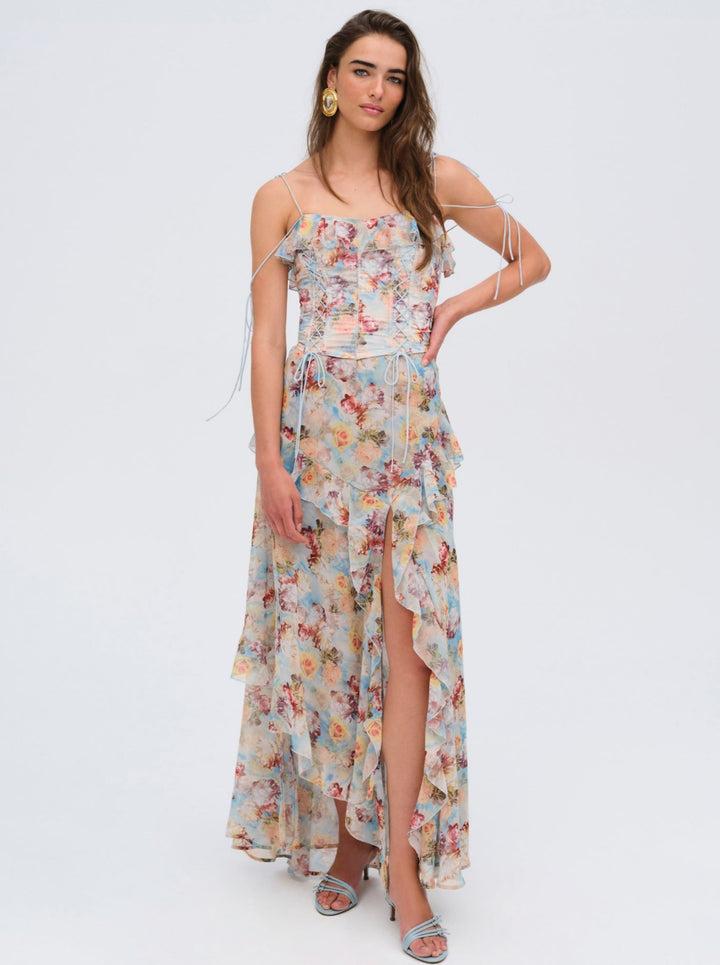 Constance Maxi Dress — Blue Product Image