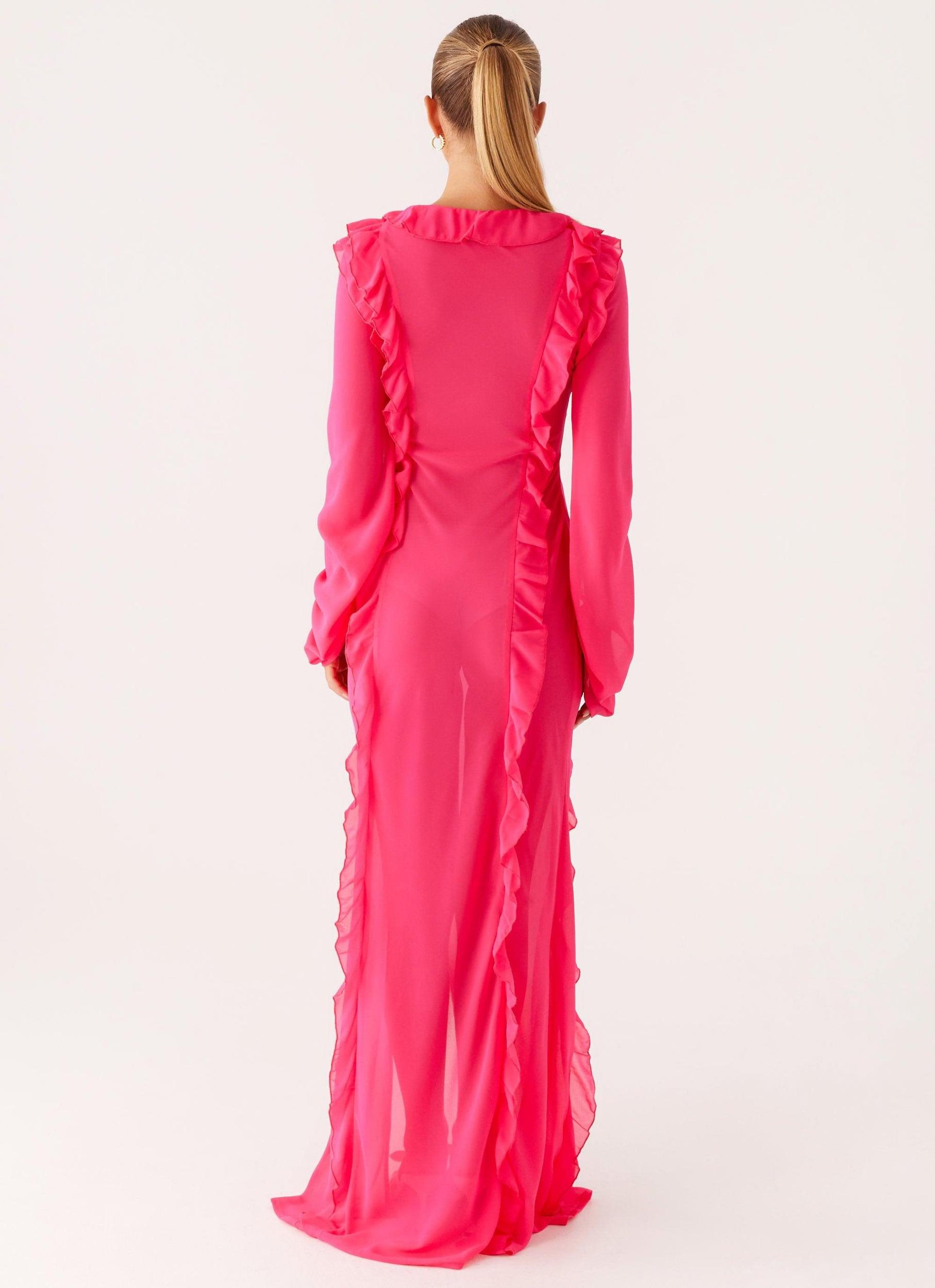 Charlize Maxi Dress - Pink Product Image