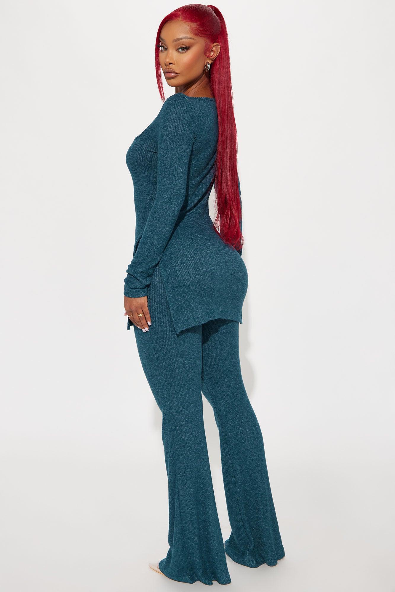 Chloe Cozy Pant Set - Hunter Product Image