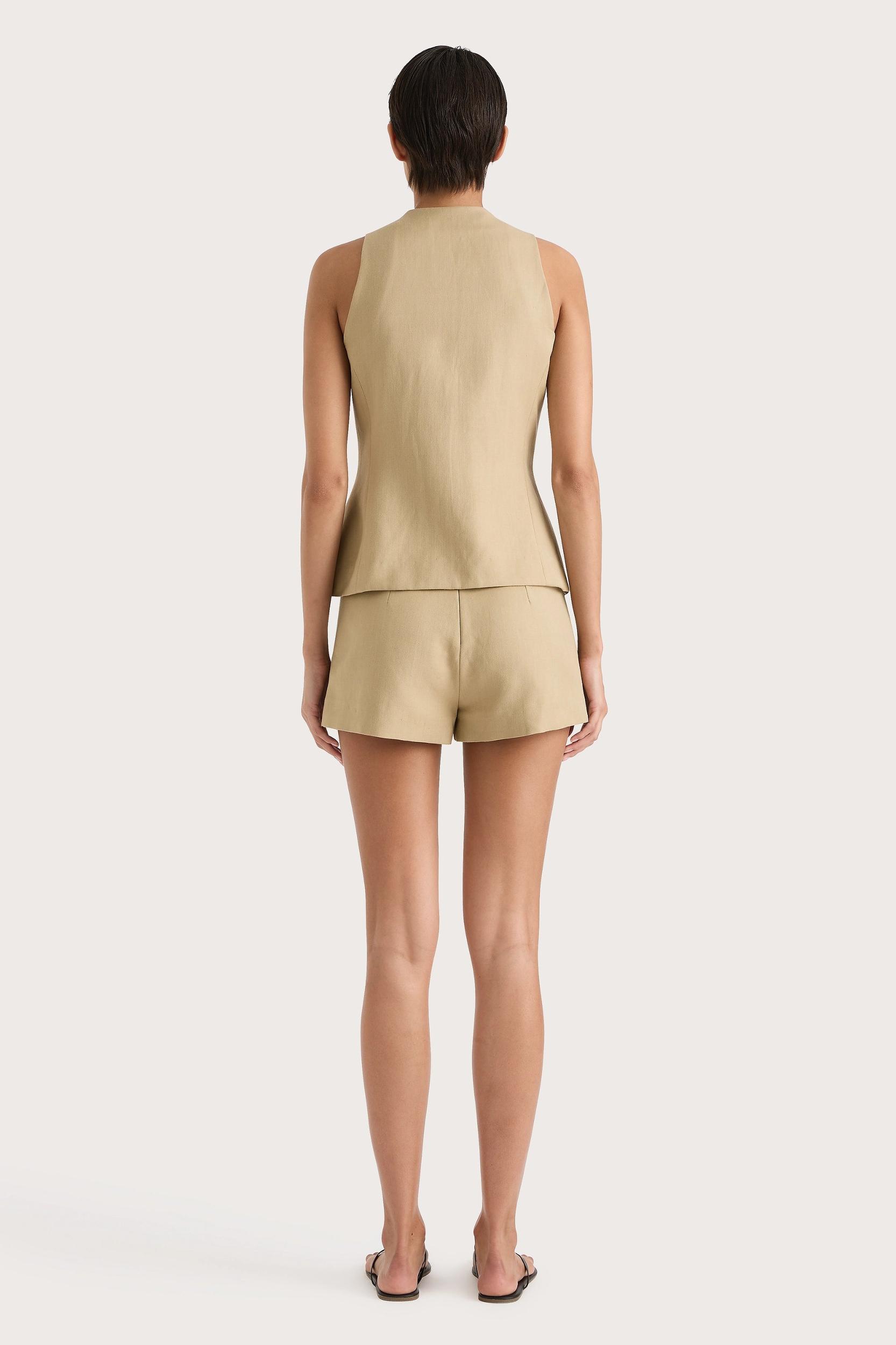 Florine Mini Shorts Caramel - Final Sale Product Image
