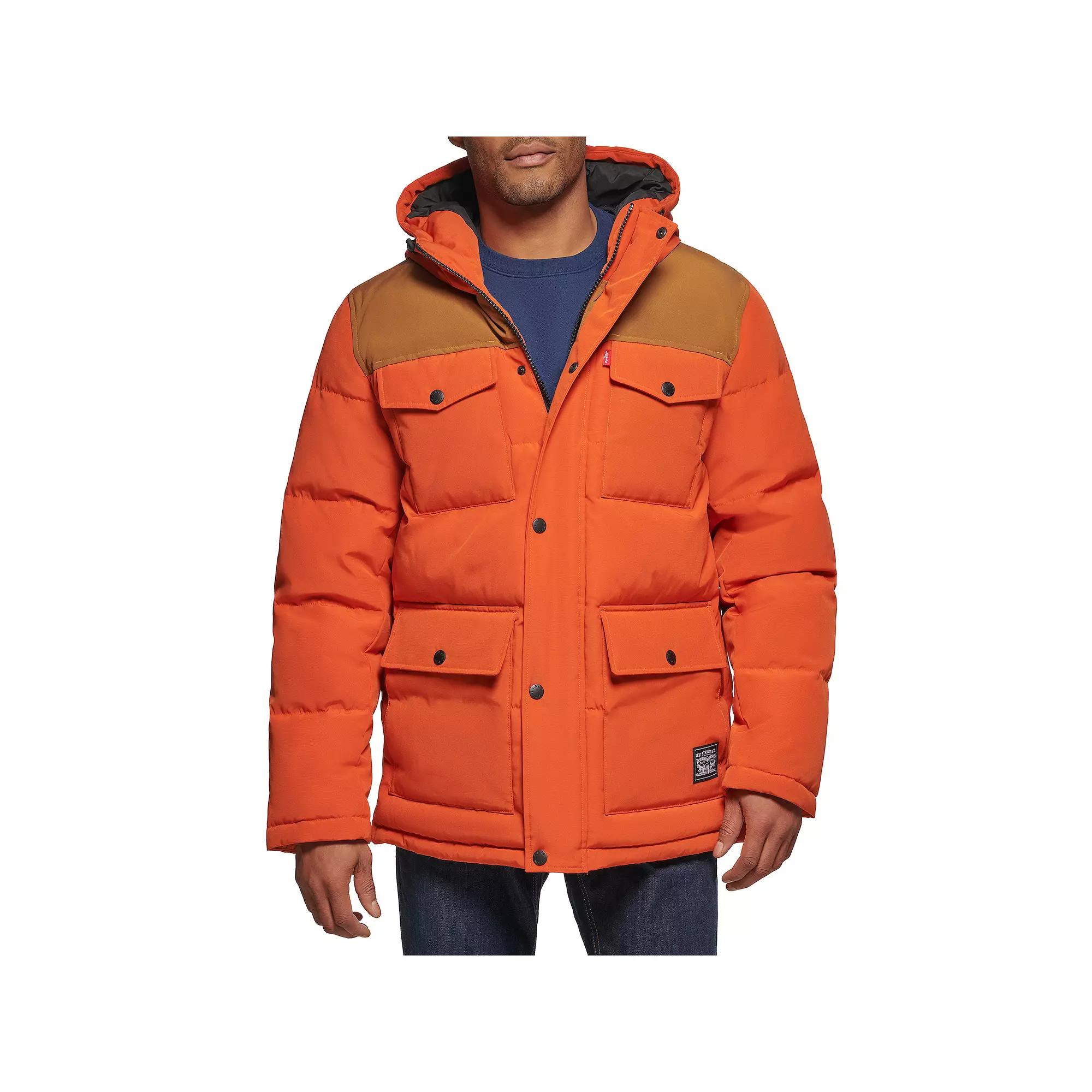 Men's Levi's® Four Pocket Hooded Parka,  Product Image