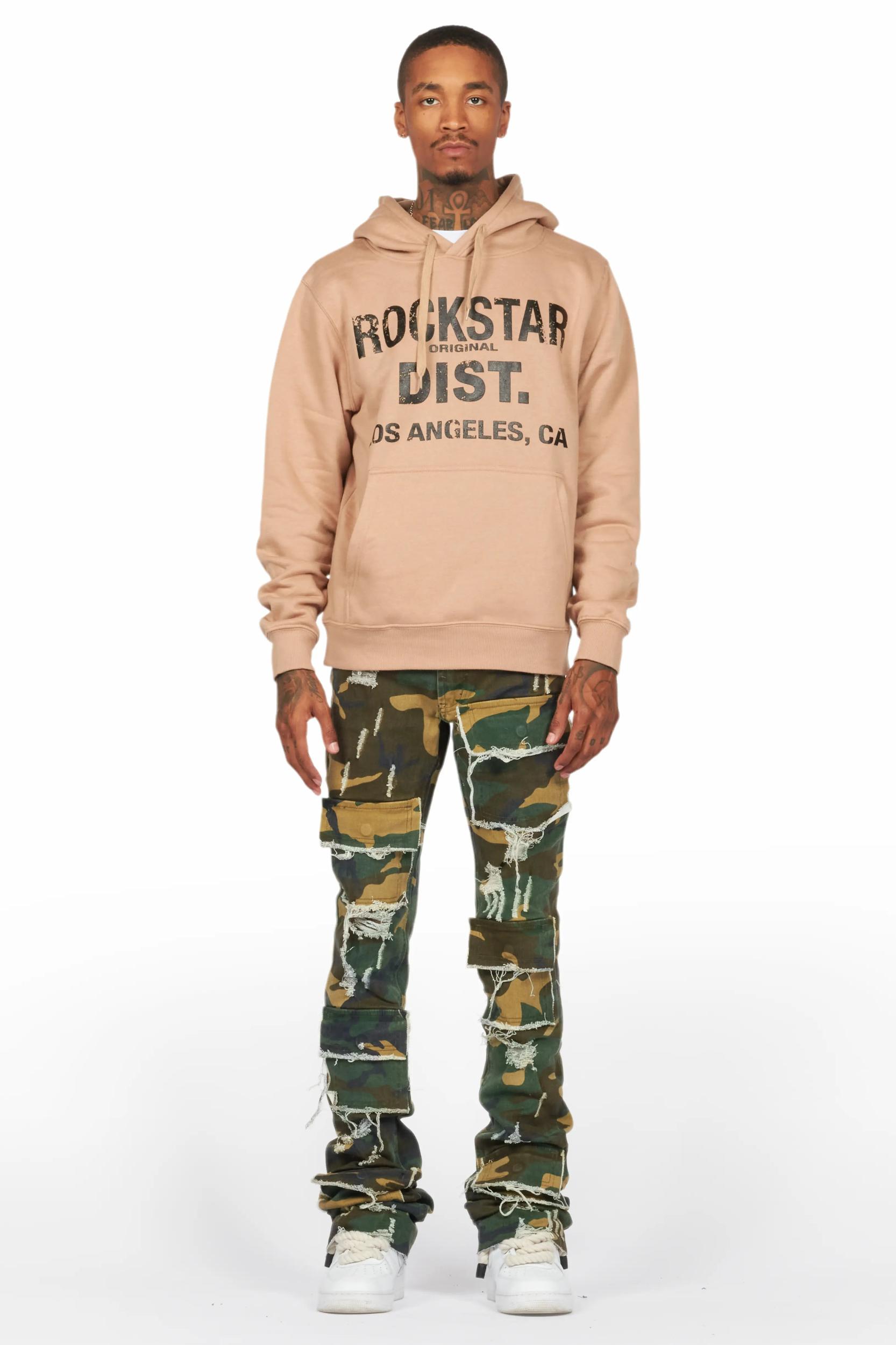 Lake Khaki Hoodie & Petrus Stacked Flare Jean Bundle Male Product Image