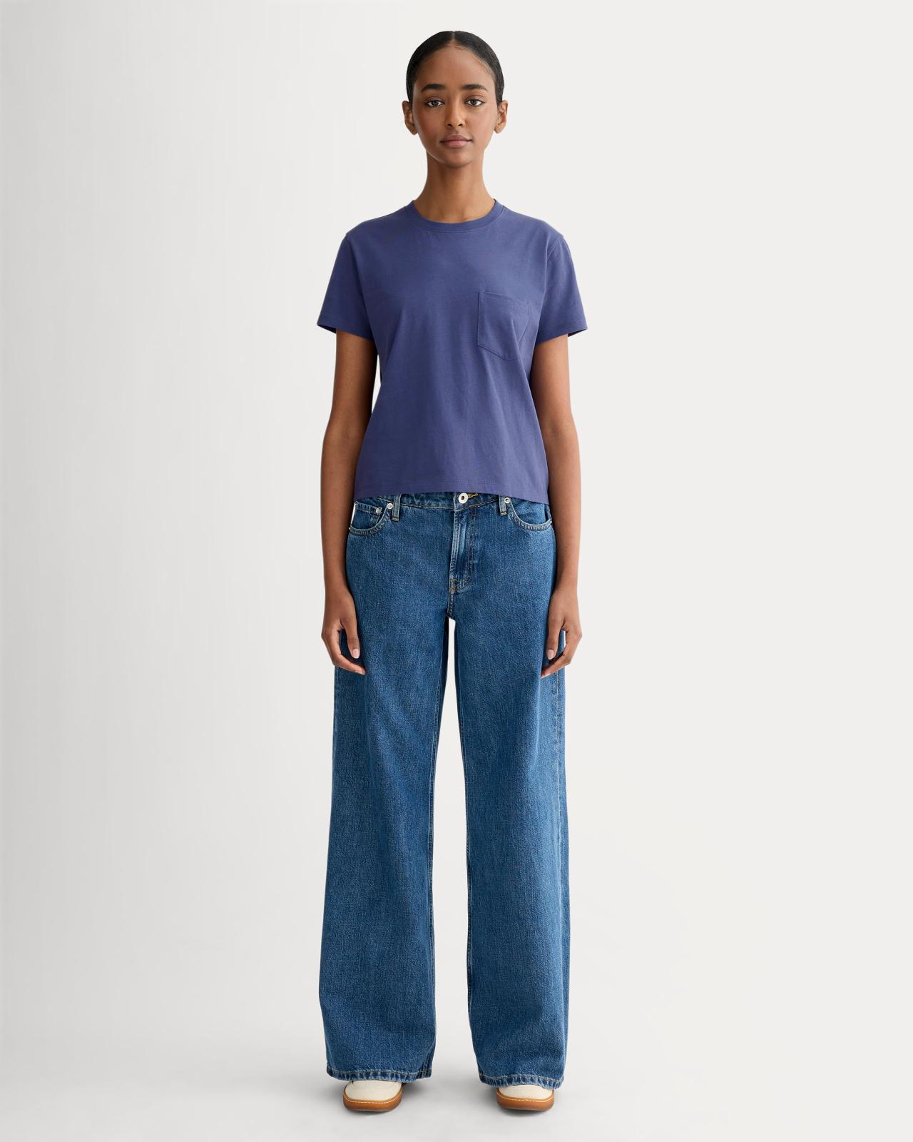 Womens Box-Cut T-Shirt in Essential Cotton by Everlane Product Image