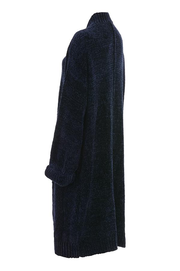 Celine  navy chenille slouchy cardigan - sale Product Image