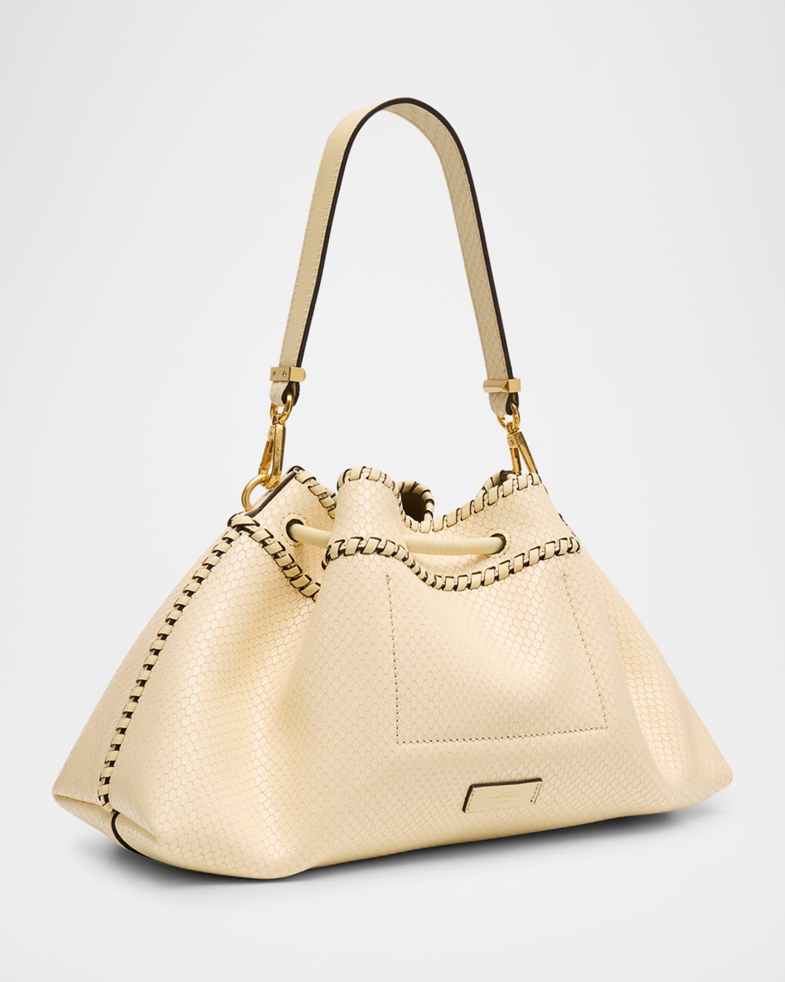 Bon Bon Drawstring Printed Leather Bucket Bag Product Image