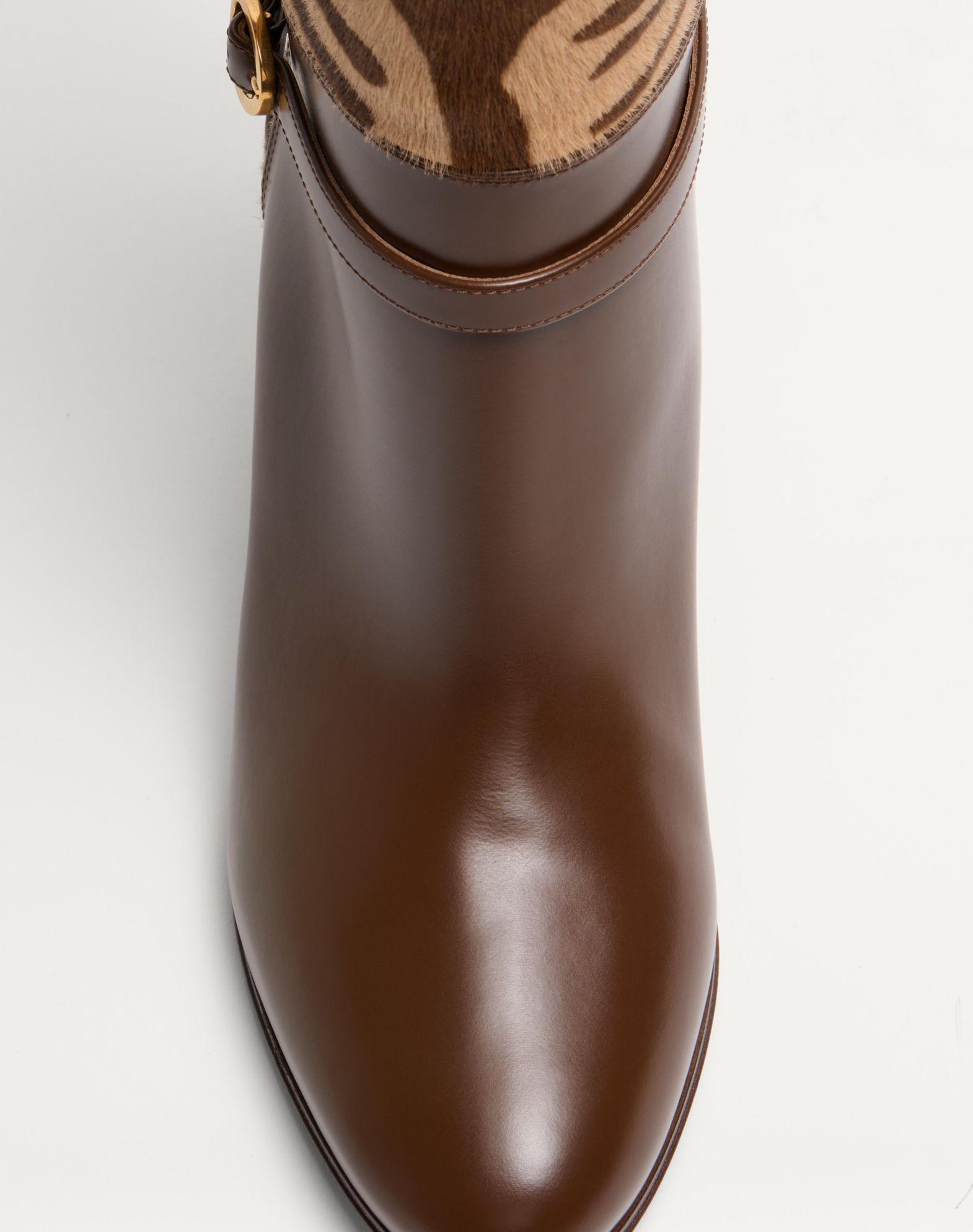 Pattie Boot In Pony-Effect Calfskin 75Mm Product Image