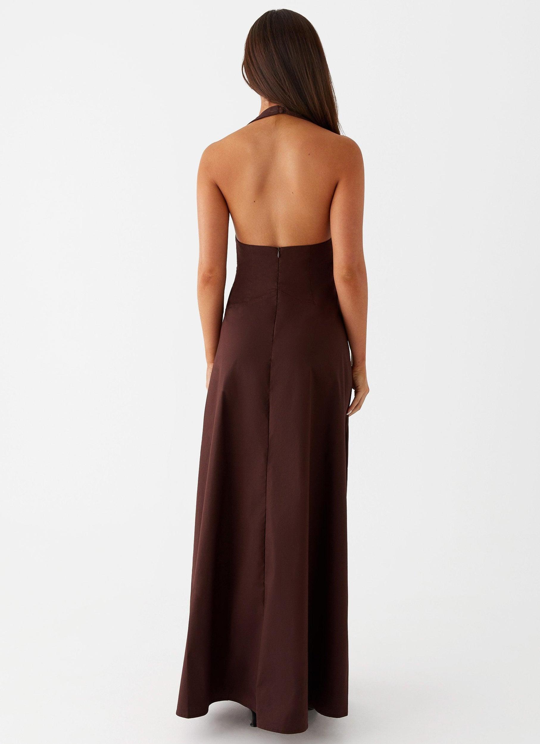 Vestige Maxi Dress - Chocolate Product Image