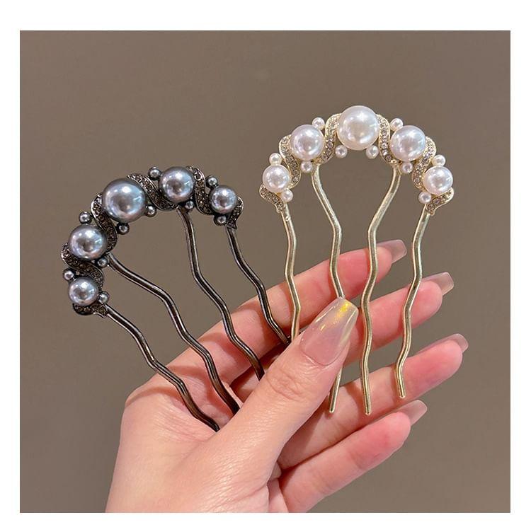 Faux Pearl Hair Fork Product Image