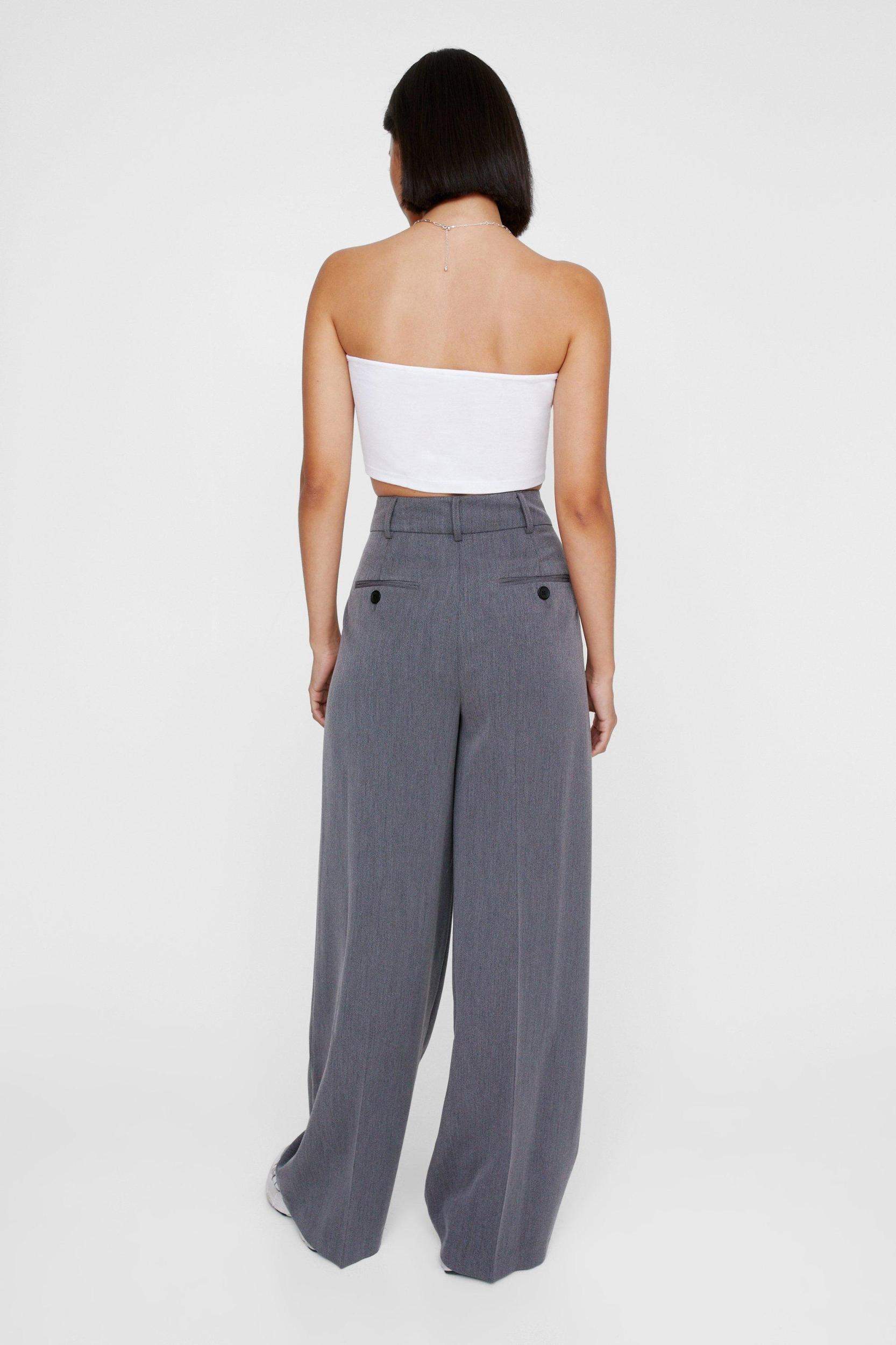 Essentials Double Pleat Straight Leg Trouser Product Image