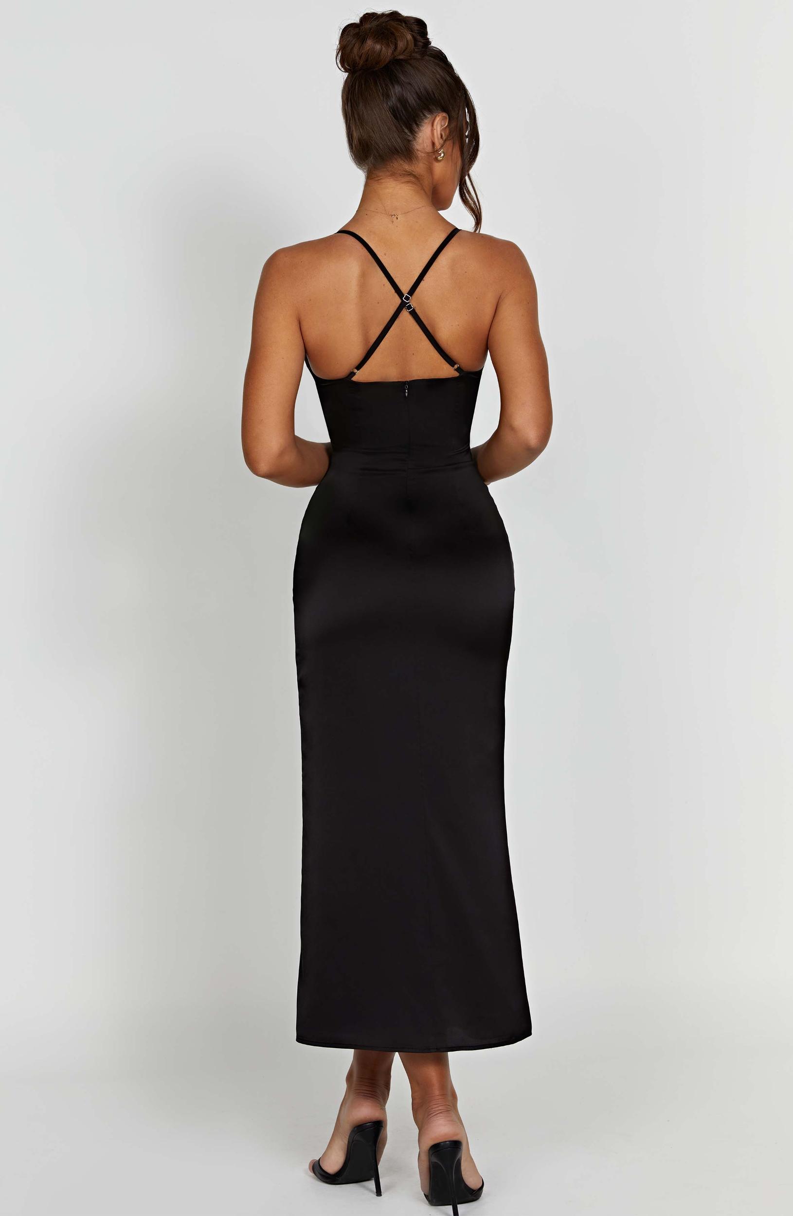 Cece Midi Dress - Black Product Image