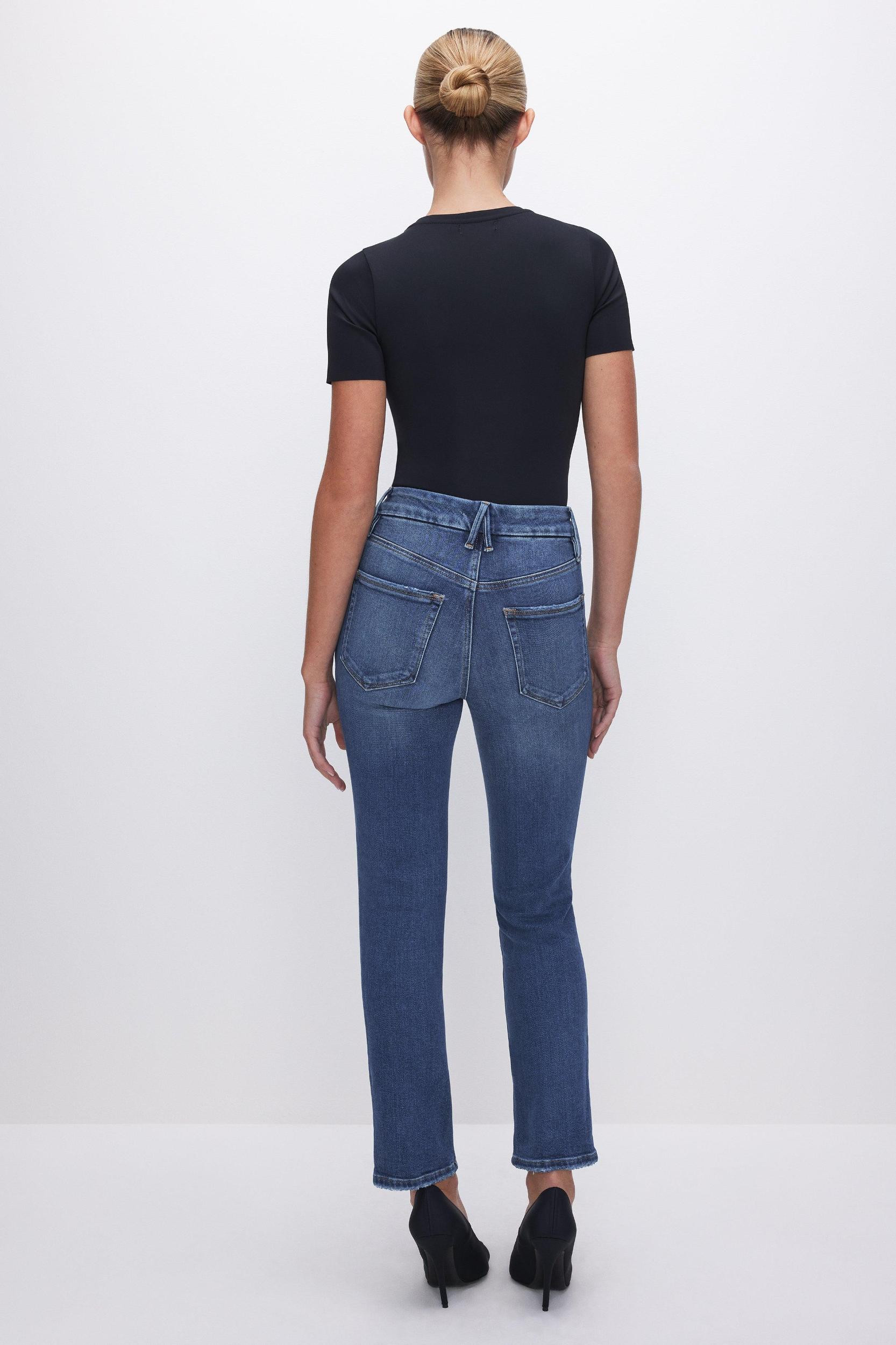 GOOD STRAIGHT COMPRESSION JEANS | INDIGO271 Product Image