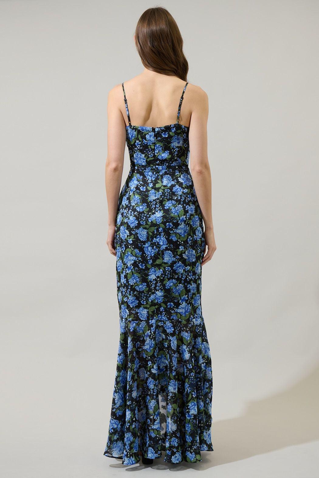 Doris Ruffle Maxi Dress Product Image