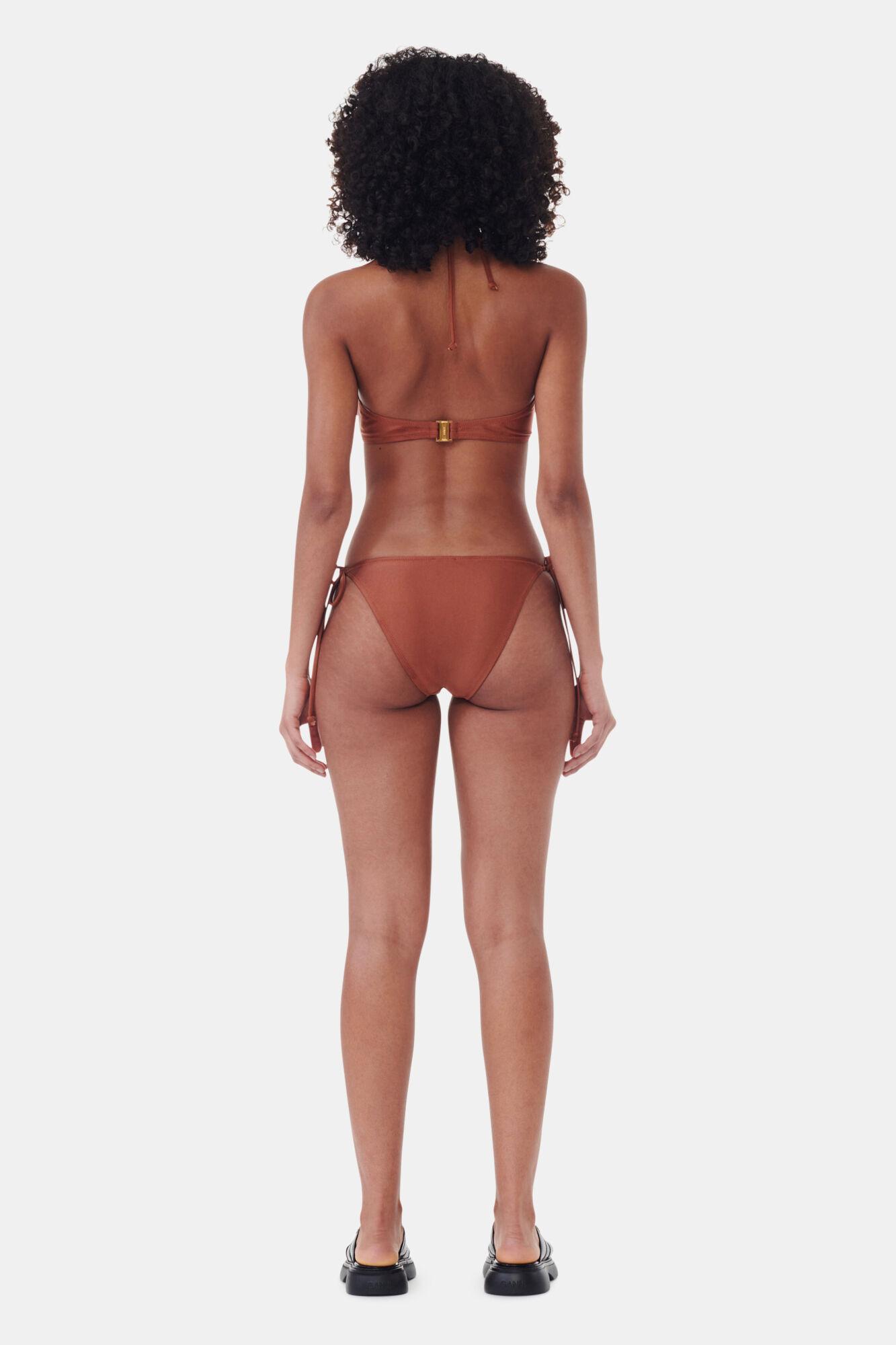 Brown String Bikini Briefs Product Image