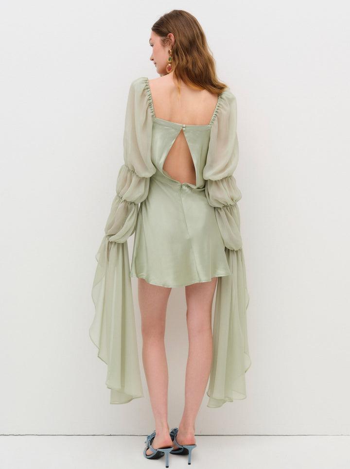 Willow Mini Dress — Sage Product Image