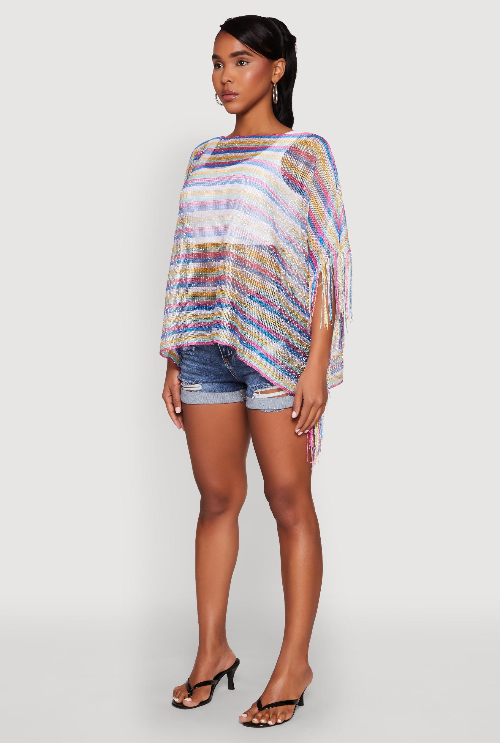 Striped Swim Cover Up Female Product Image