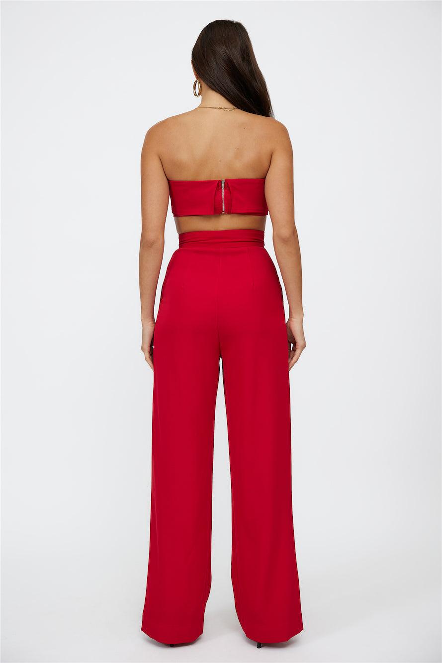 Blind Love Pants Red Product Image