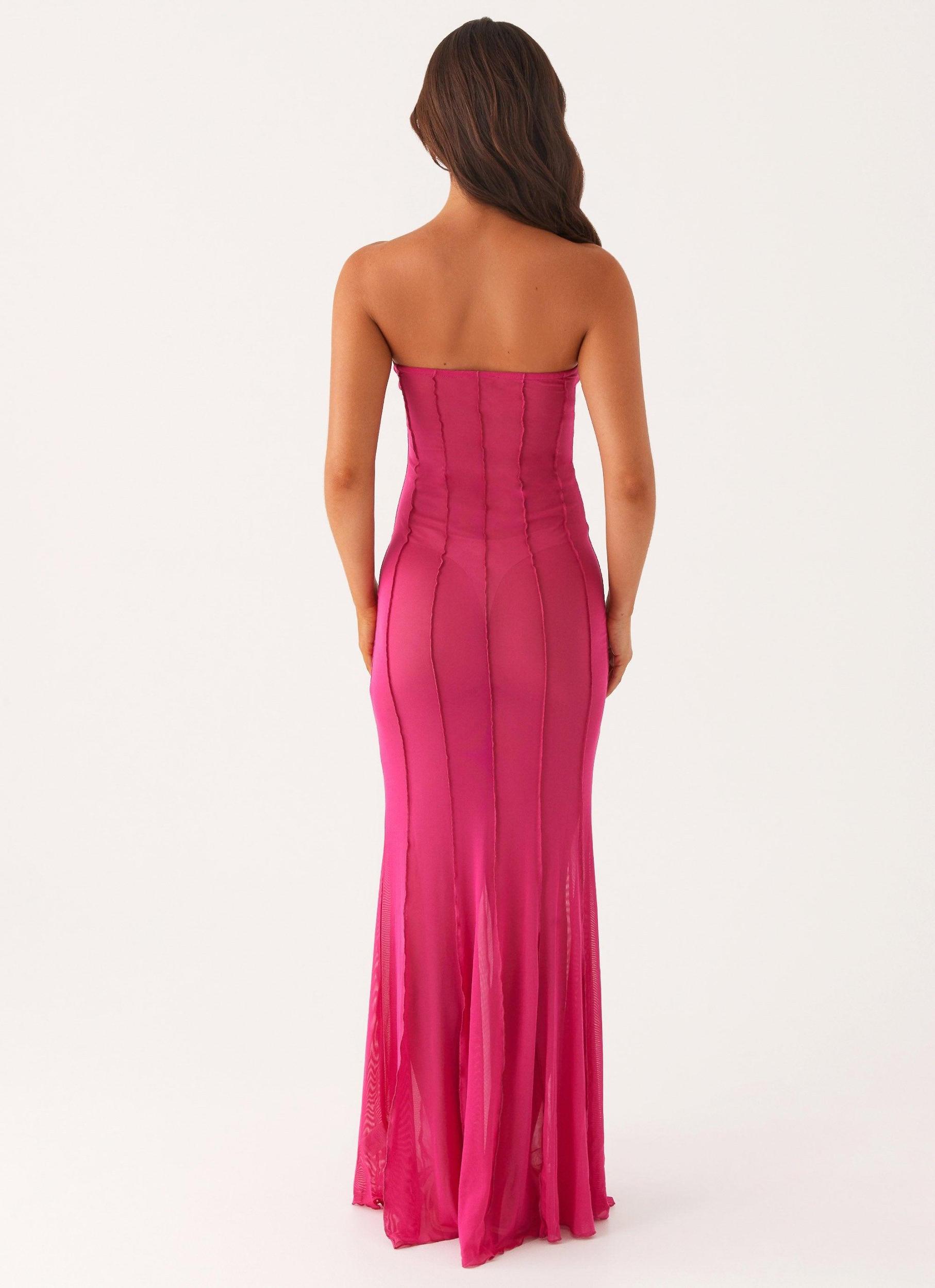 Kennedy Maxi Dress - Fuchsia Product Image