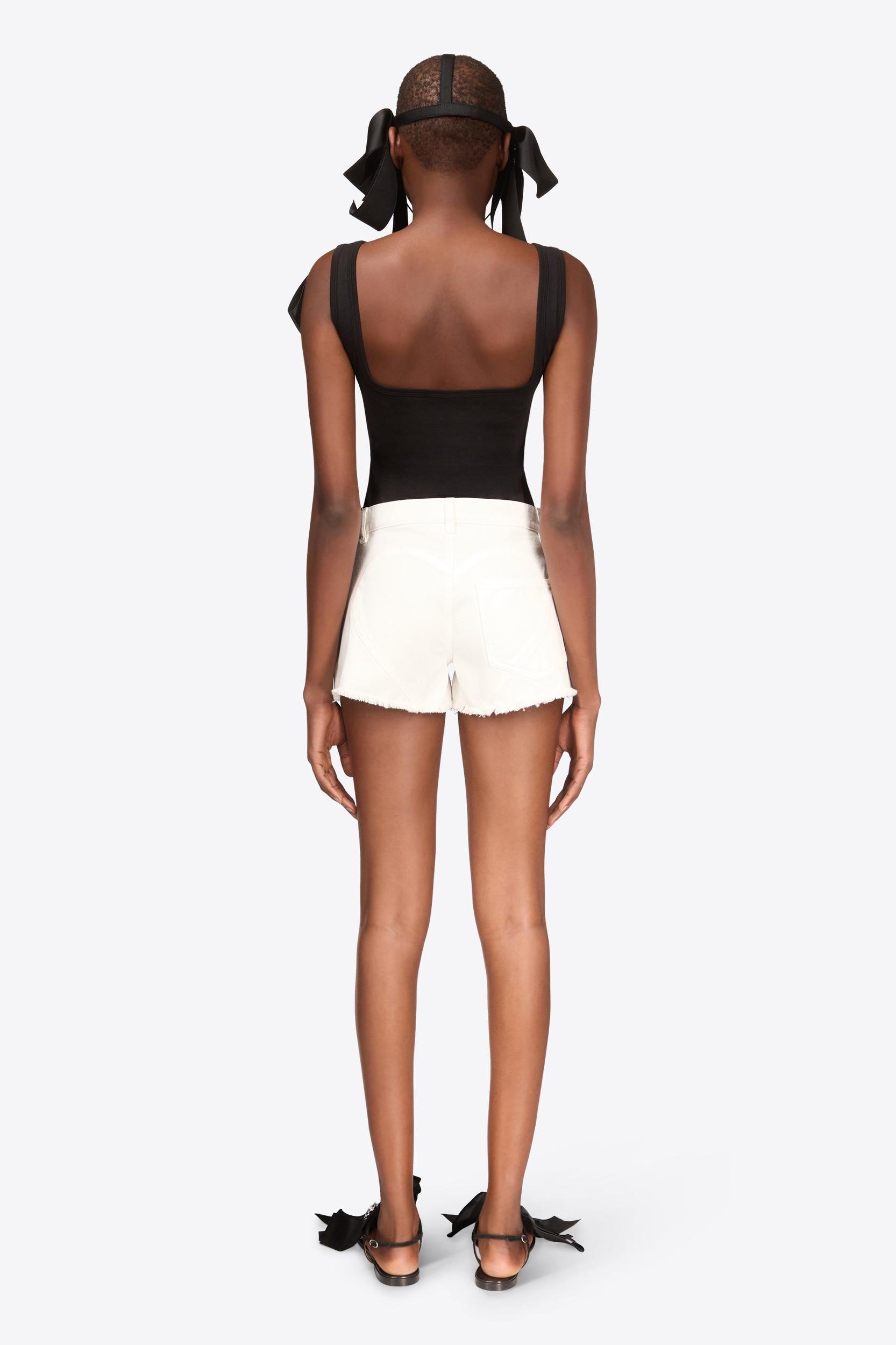 Crystal Embellished Bow Tank Top Product Image