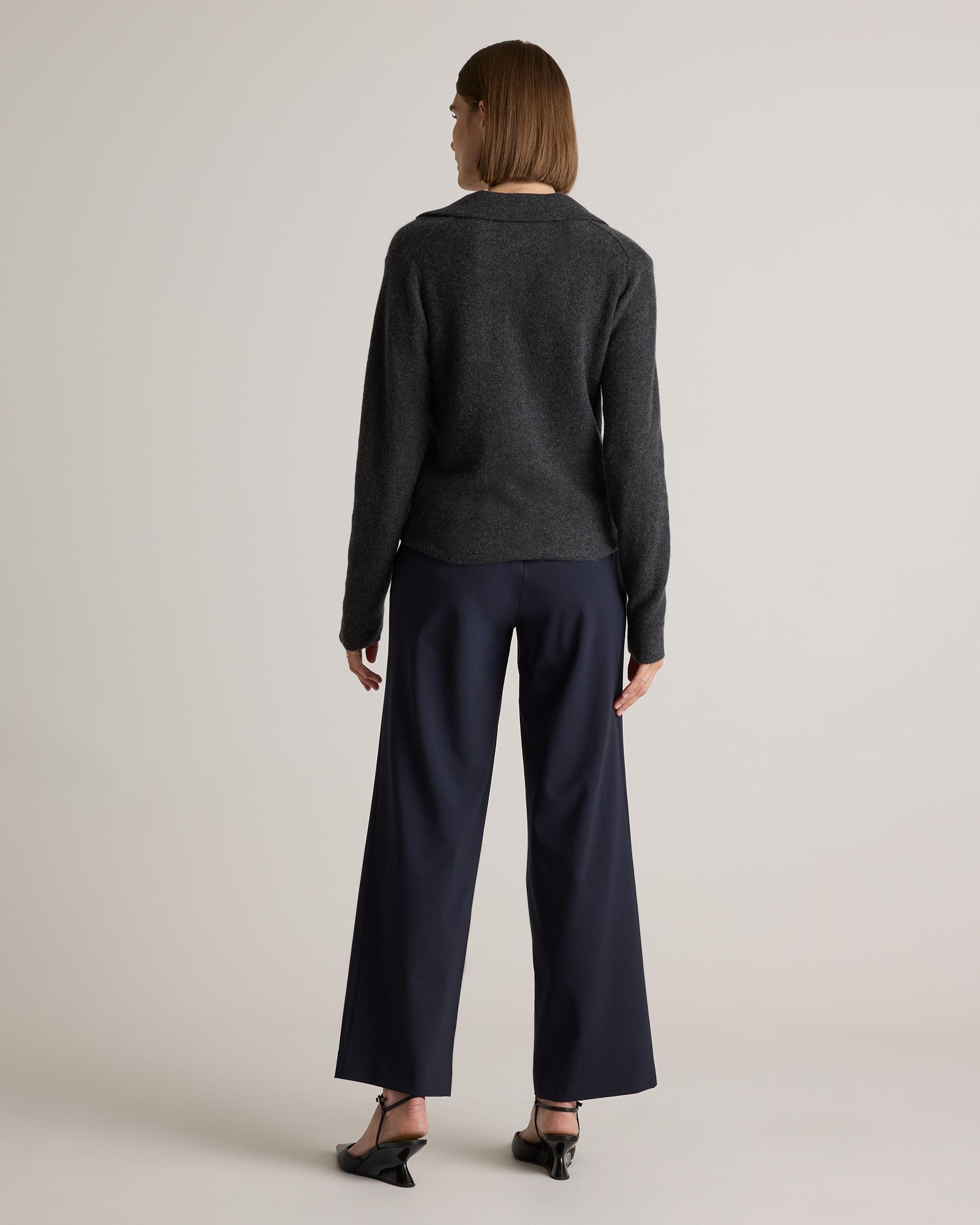 Quince | Women's Mongolian Cashmere Collared Cardigan Sweater Size XL Product Image